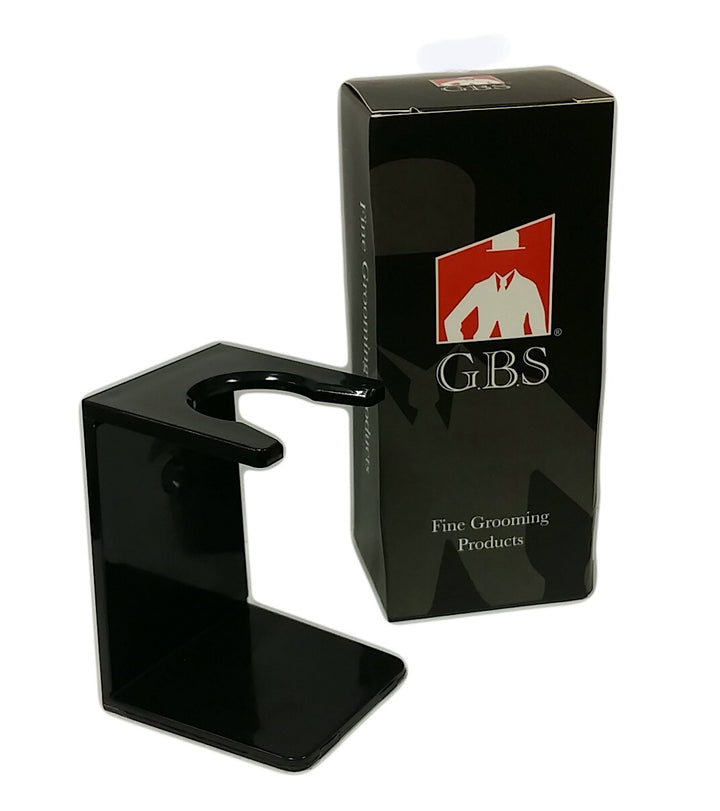 Shaving Brush Stand, Black Drip Stand - Acrylic