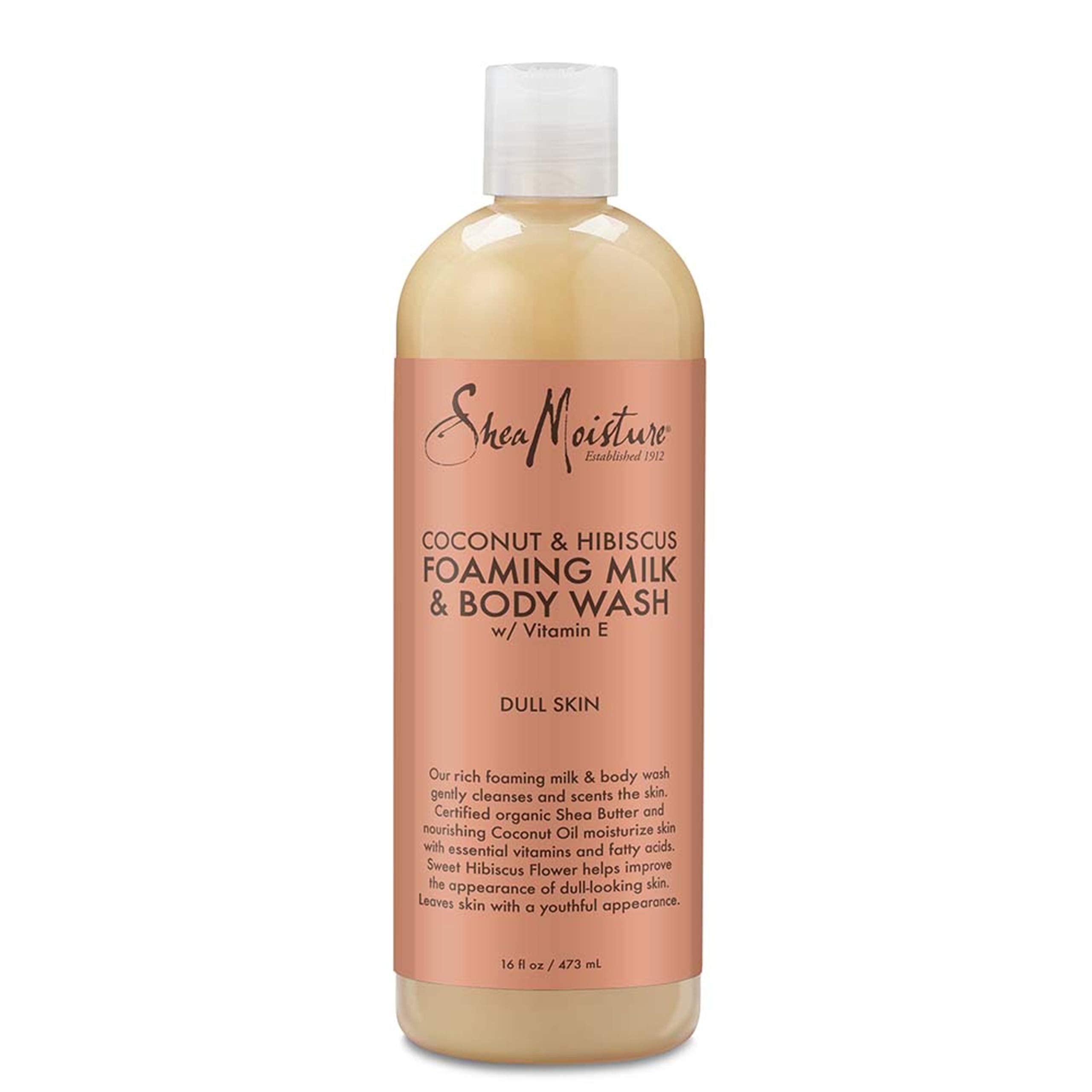Shea Moisture Foaming Milk Body Wash Coconut and Hibiscus
