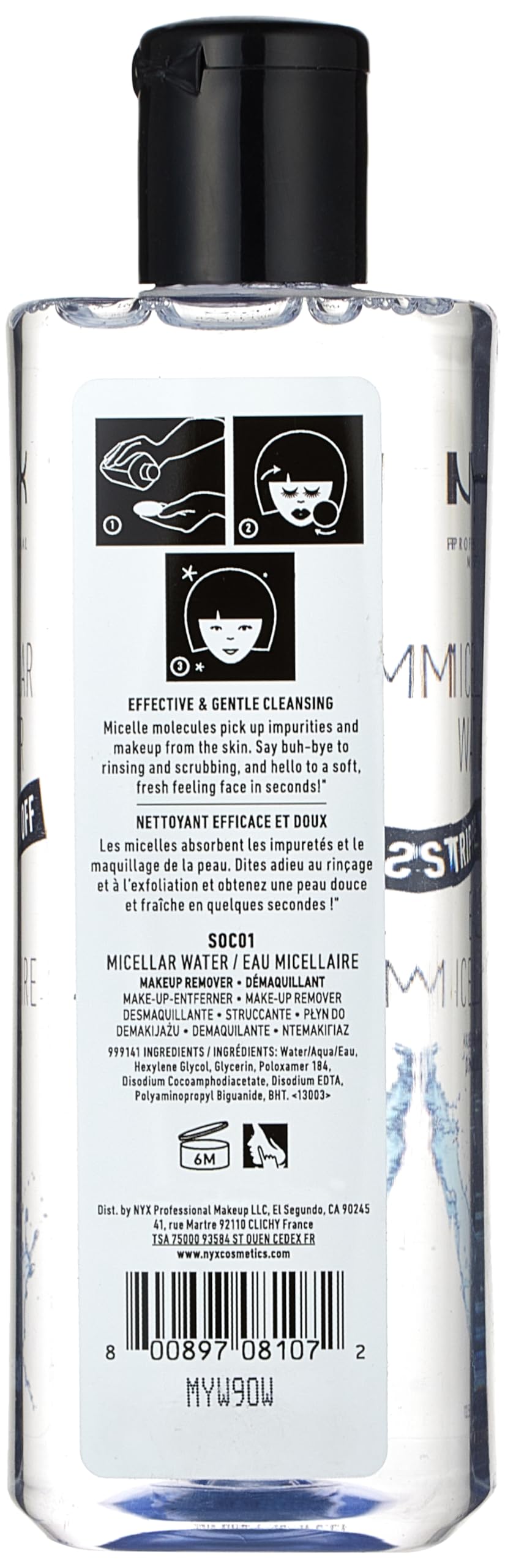 NYX Stripped Off Micellar Water