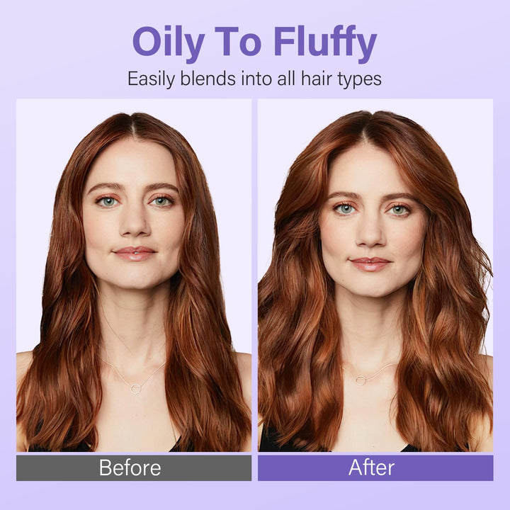 RIHAKO Dry Shampoo Powder for Women & Men | Volumizing| No White Cast| Paraben & Benzene Free, Non Aerosol | For All Hair Colors, Talc Free | Lavender Oil Scent |Travel Size Dry Shampoo 0.58Oz