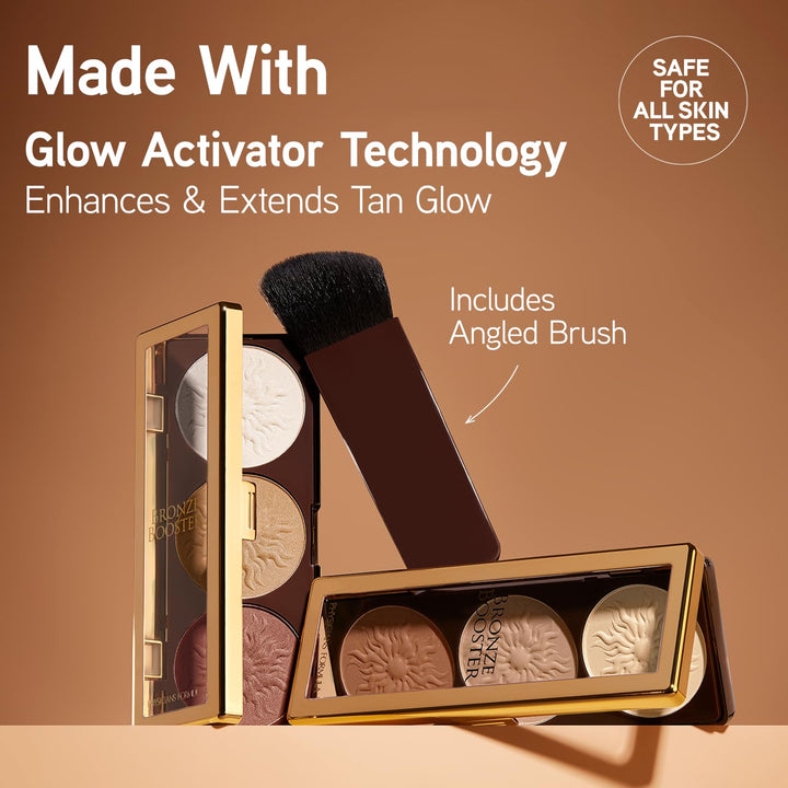 Physicians Formula Bronze Booster Glow-Boosting Strobe and Contour Palette -Matte Sculpting Palette, Multicolor, 9 g