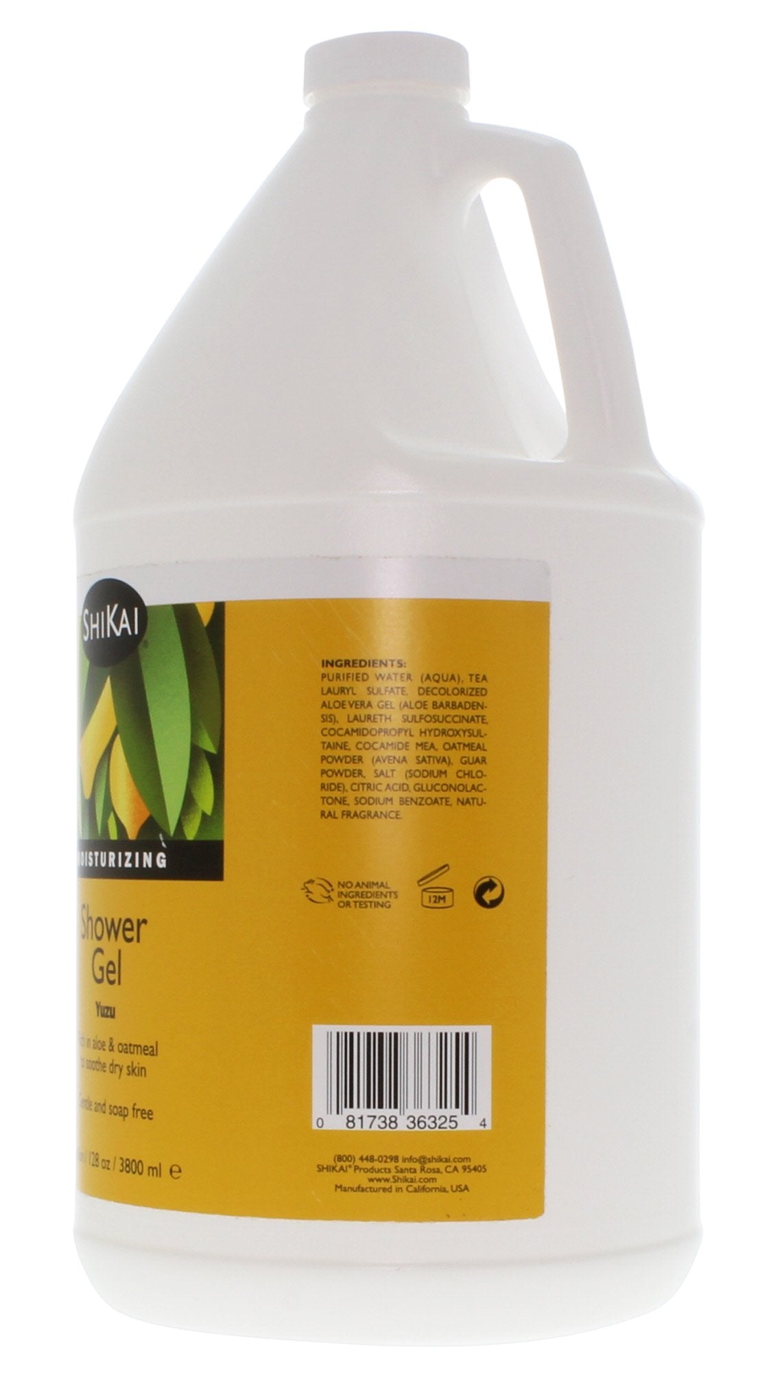 Shikai All Natural Moisturizing Shower Gel Yuzu -- 1 Gallon