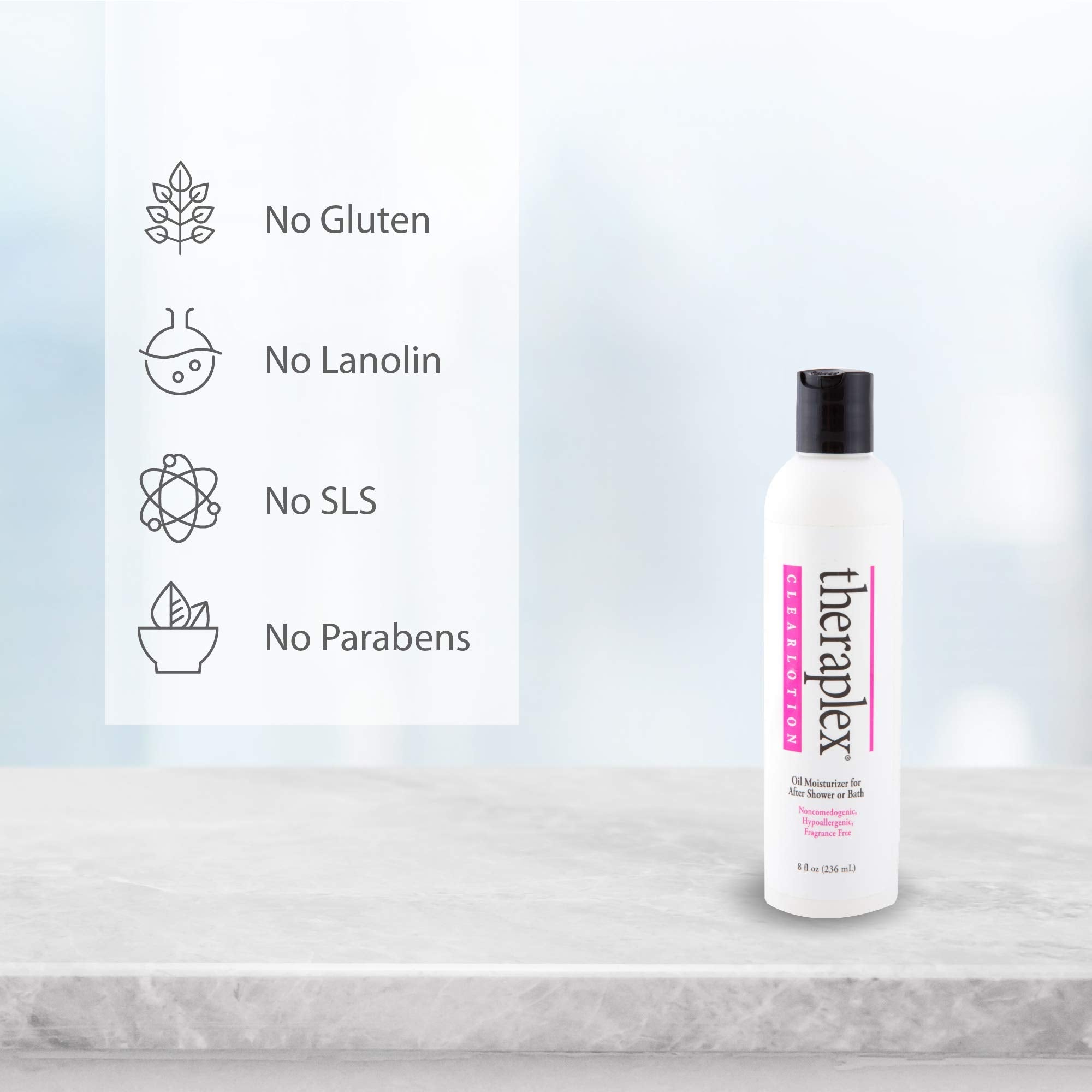 Theraplex Clear Lotion 8 Oz