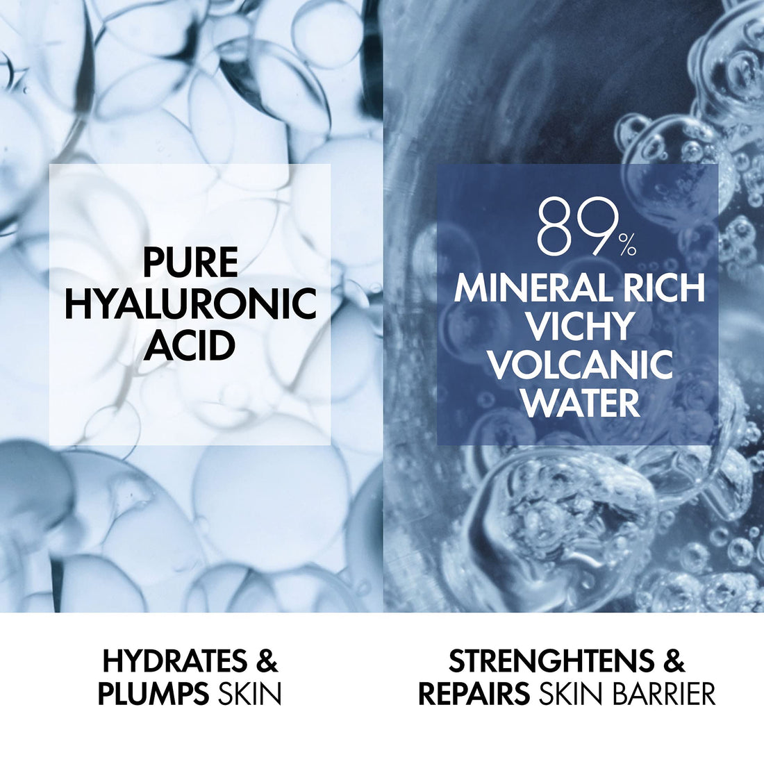 Vichy Mineral 89 Hyaluronic Acid Face Serum, Facial Gel Moisturizer and Pure Hyaluronic Acid Hydrating Serum for Sensitive or Dry Skin , 2.54 Fl Oz (Pack of 1)