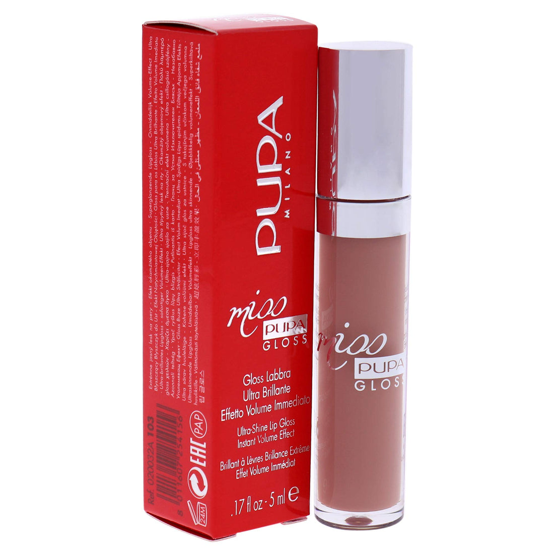 PUPA Milano Miss Gloss (103 Forever Nude)