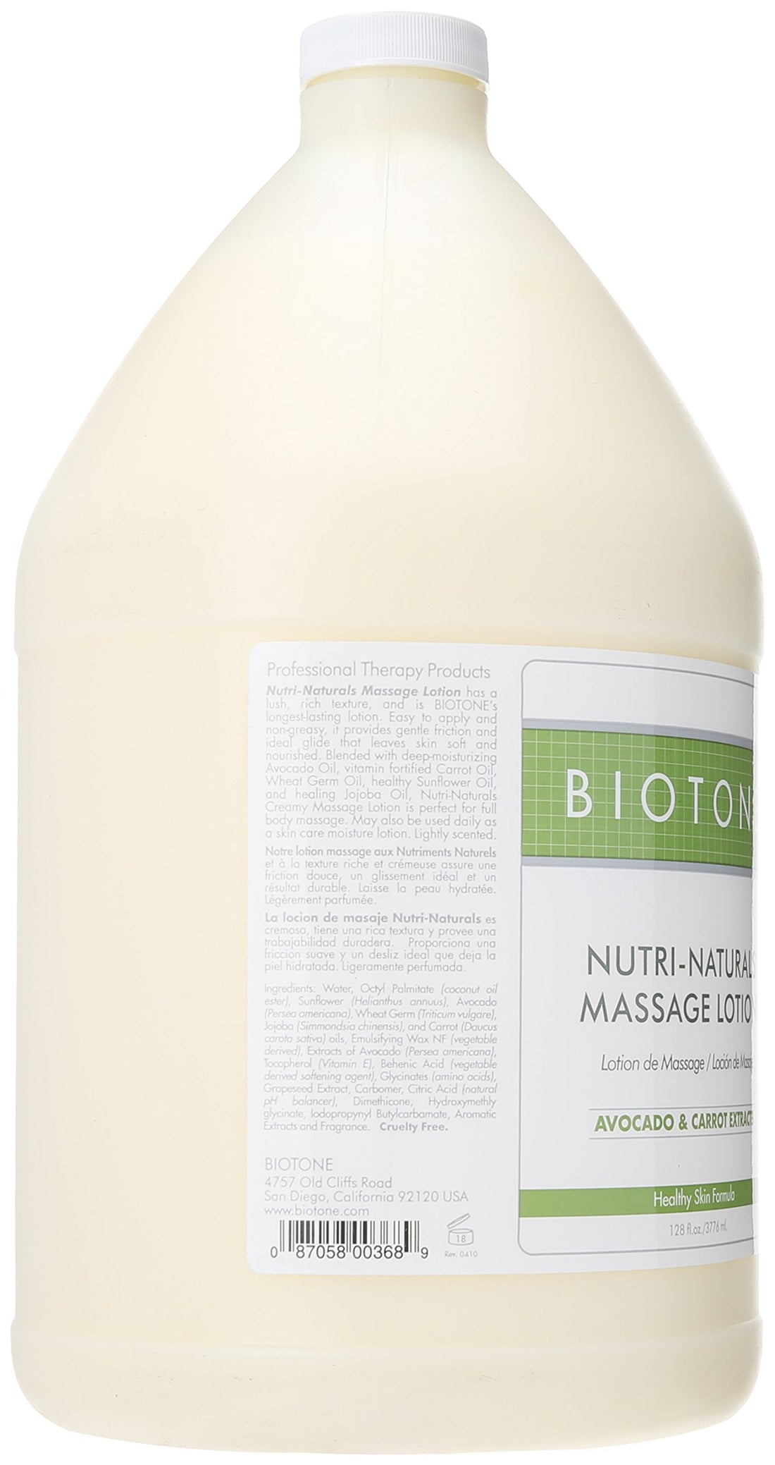 Biotone Nutri Naturals Mass Lotion, 128 Ounce