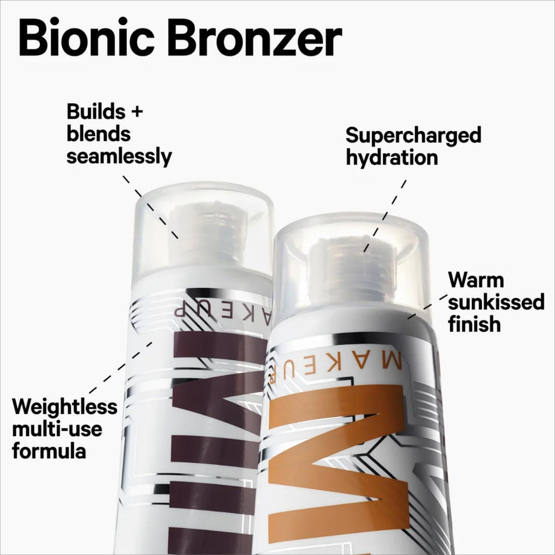 Milk Makeup Bionic Bronzer, Shapeshift (Medium Bronze) - 0.6 fl oz - Hydrating Liquid Bronzer - Buildable, Blendable Color - Warm, Sunkissed Finish - Weightless - Vegan, Cruelty Free