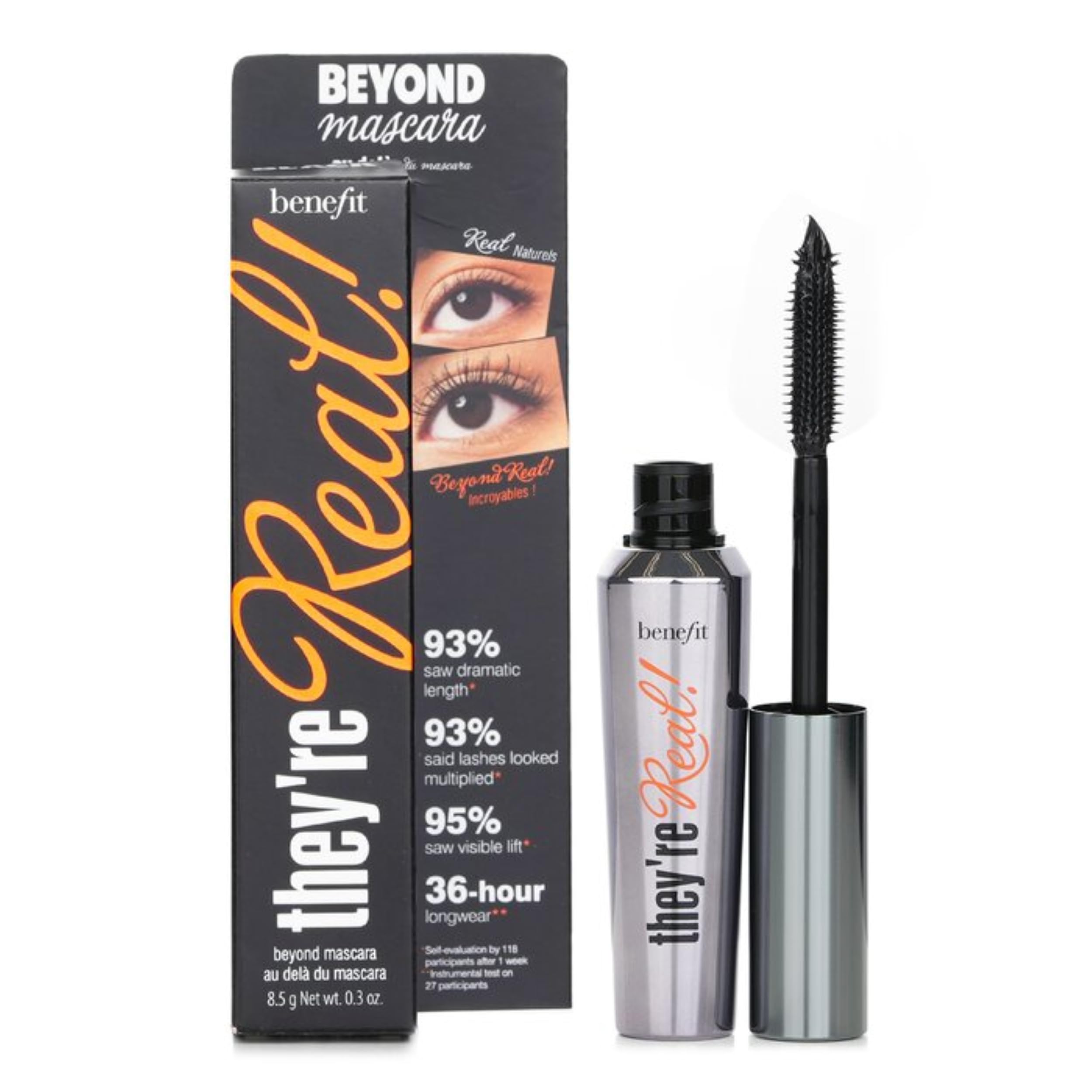 Theyre real! Mascara - Beyond Black by Benefit for Women - 0.3 oz Mascara