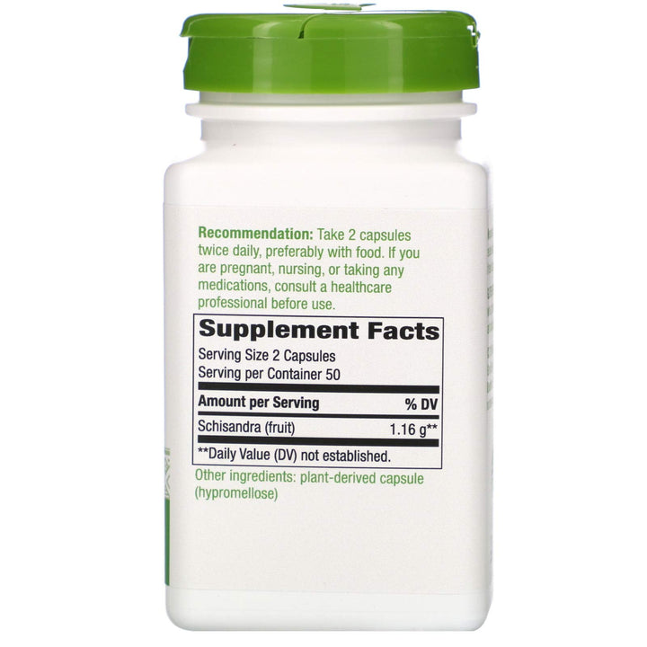 Nature's Way Schisandra Fruit -- 100 Capsules