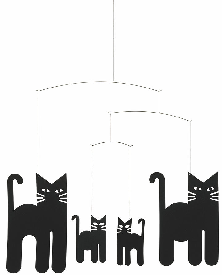 Flensted Mobiles Cats Hanging Mobile - 18 Inches - Premium-Grade Cardstock