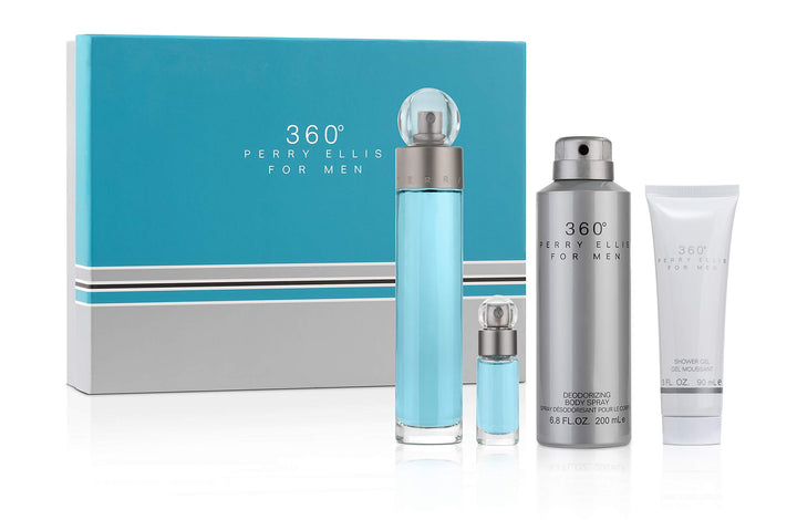 Yves Perry Ellis Fragrances 360 for Men 4-piece Gift Set