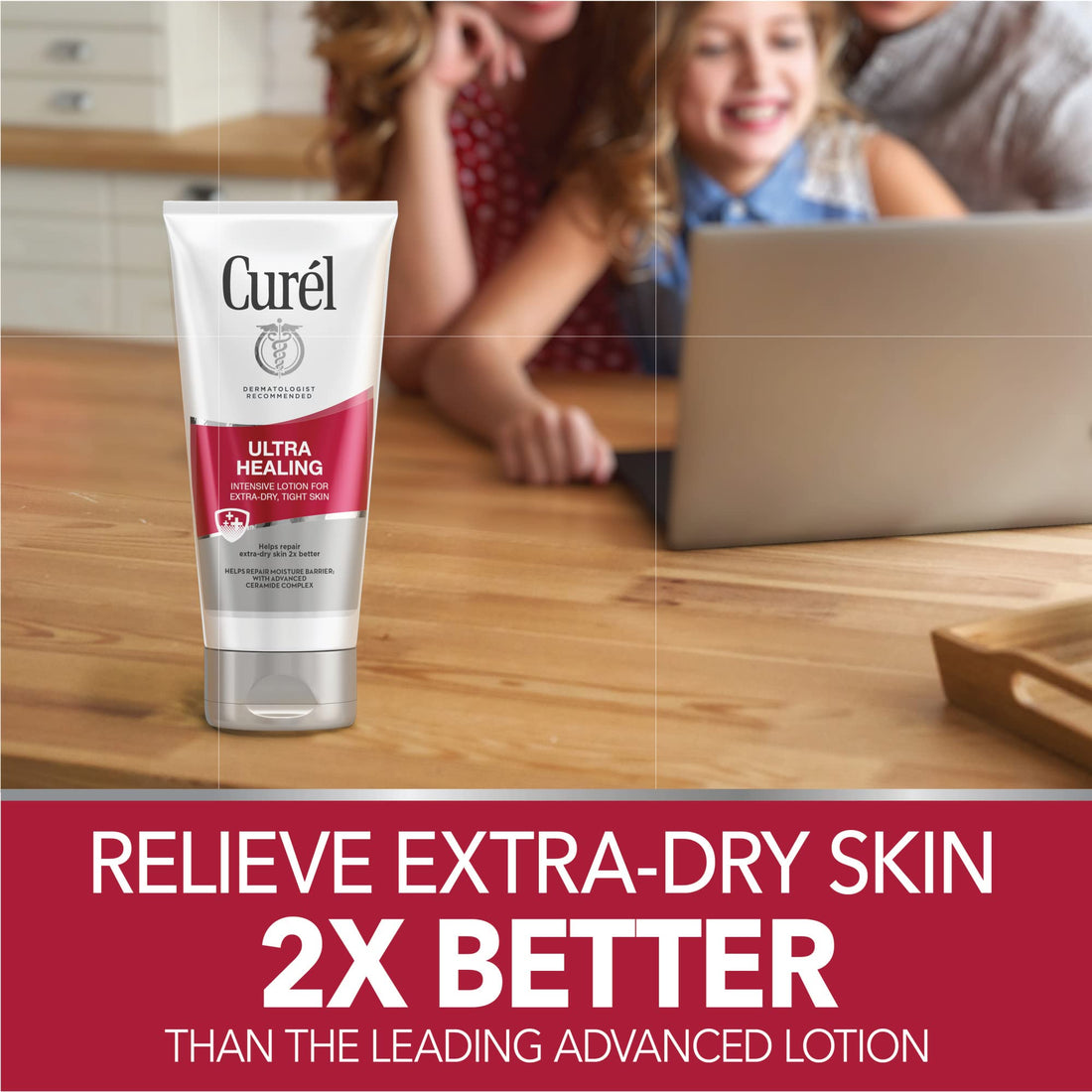 Curel Ultra Healing Lotion, 2.5 Ounce (Pack of 4)