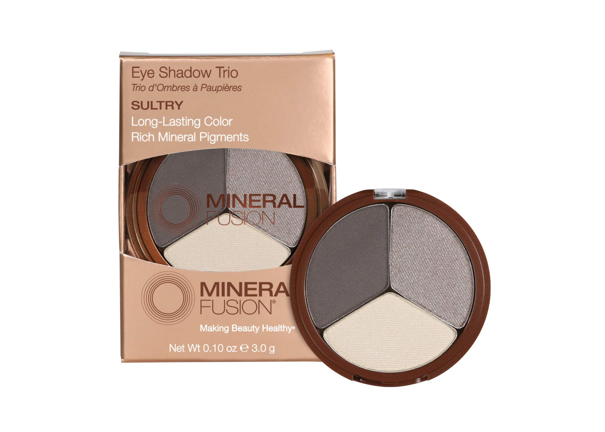 Mineral Fusion Eye Shadow Trio, Sultry .1 Ounce
