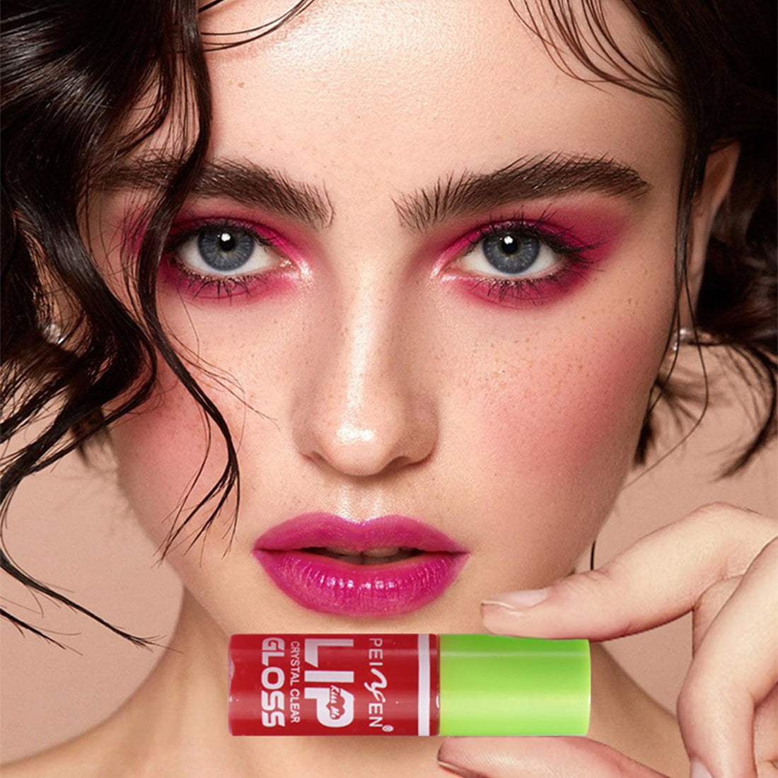 Loobexery 6 Colors Mini Fat Lip Gloss Oil - Hydrating Glow, Moisturizing, Shiny Transparent Toot Tinted Plumping, Nourishing Non-sticky