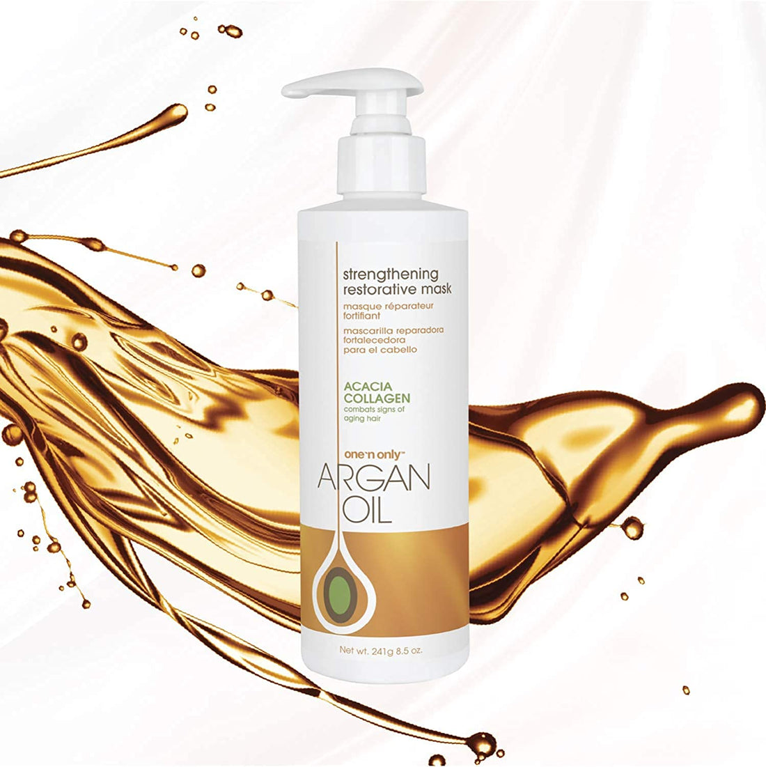 one 'n only Argan Oil Restorative Mask Derived from Moroccan Argan Trees, 8.5 Ounce