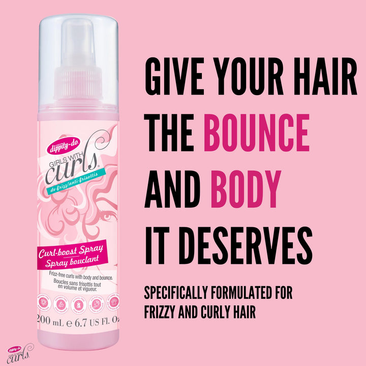 Dippity-Do Girls With Curls Curl Boost Spray, 6.7 Oz