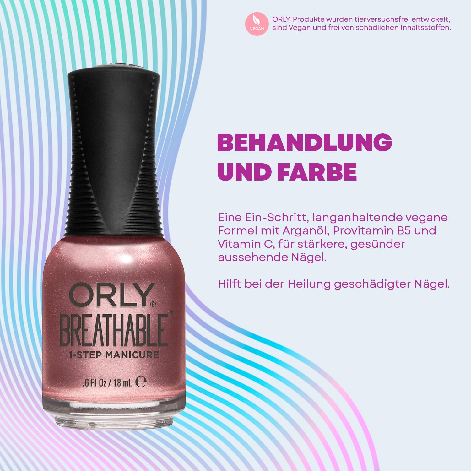 Orly Breathable Treatment + Color Nail Lacquer New 2017 Collection - Pick Any Color (20981 - Soul Sister)