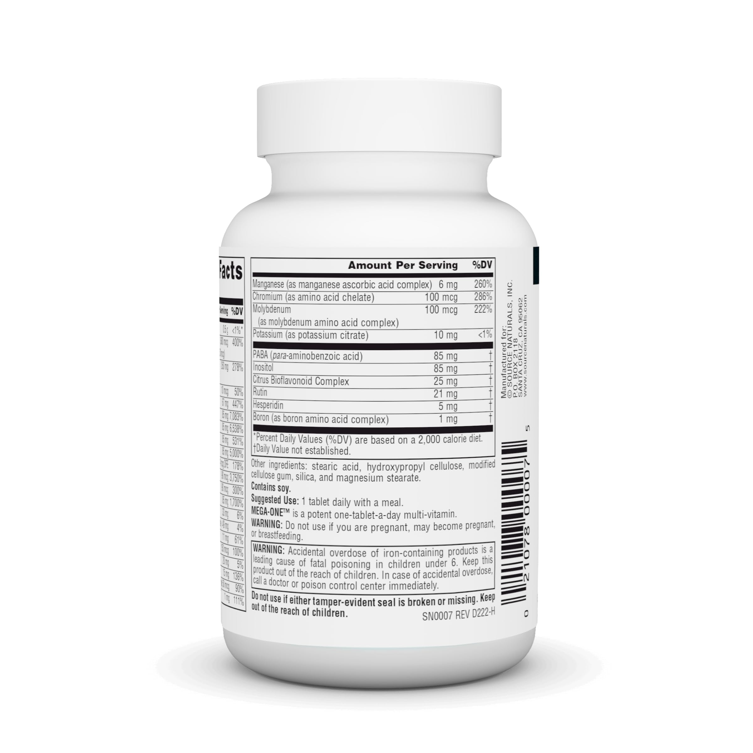 Source Naturals Mega-One Multi-Vitamin with Minerals* - 30 Tablets