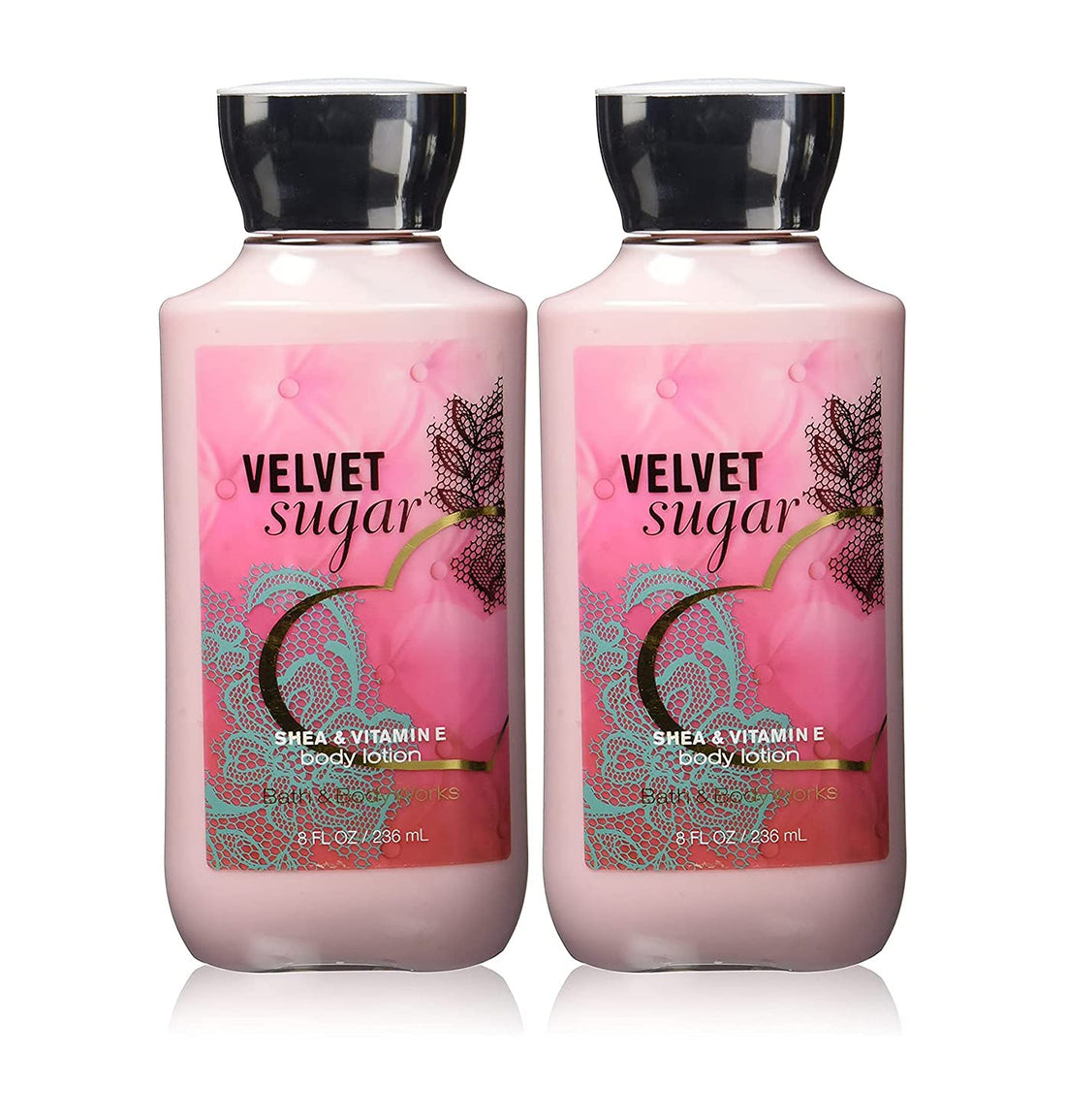 Bath and Body Works Velvet Sugar 2 Pack Super Smooth Body Lotion 8 Oz (Velvet Sugar)