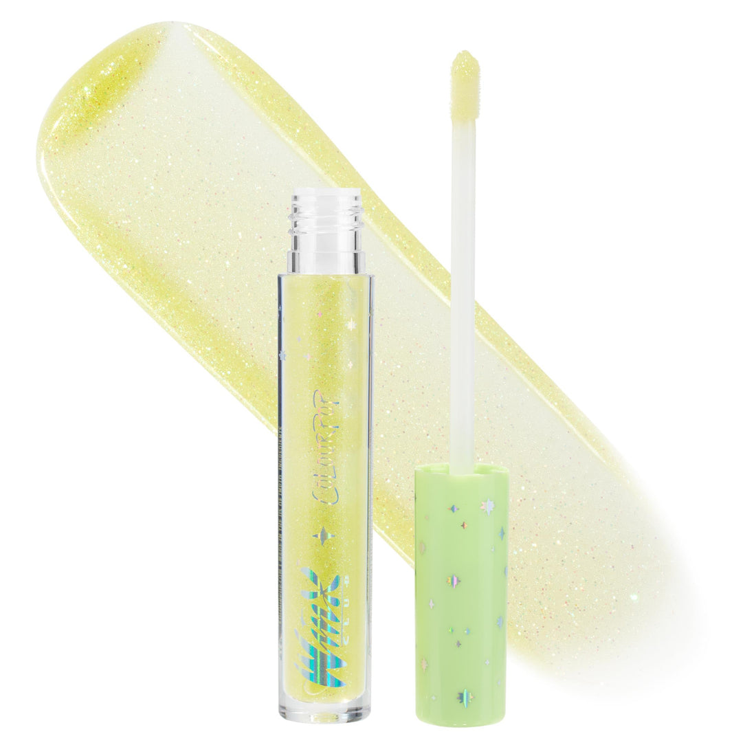 ColourPop Winx Club Ultra Glossy Lip Gloss - Hydrating, Sheer Orange Lip Gloss for Juicy, Fuller-Looking Lips - Formulated with Jojoba Oil to Moisturize & Nourish - Stella (0.11 oz)