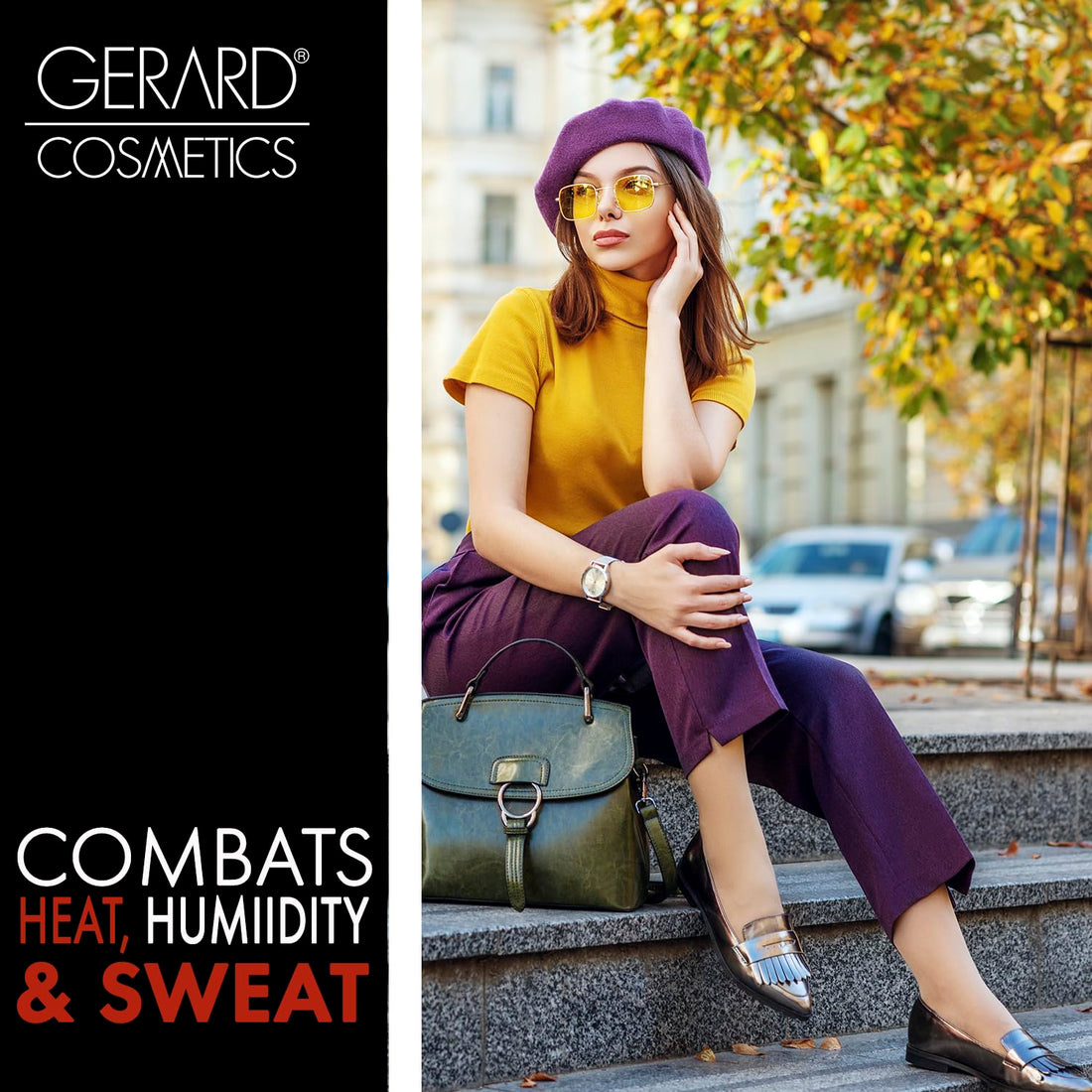 GC Make Up Setting Spray - Gerard Cosmetics MINI Slay All Day Lavender - OIL CONTROL Spray A MUST HAVE For Your Makeup Routine - Travel Size 1oz