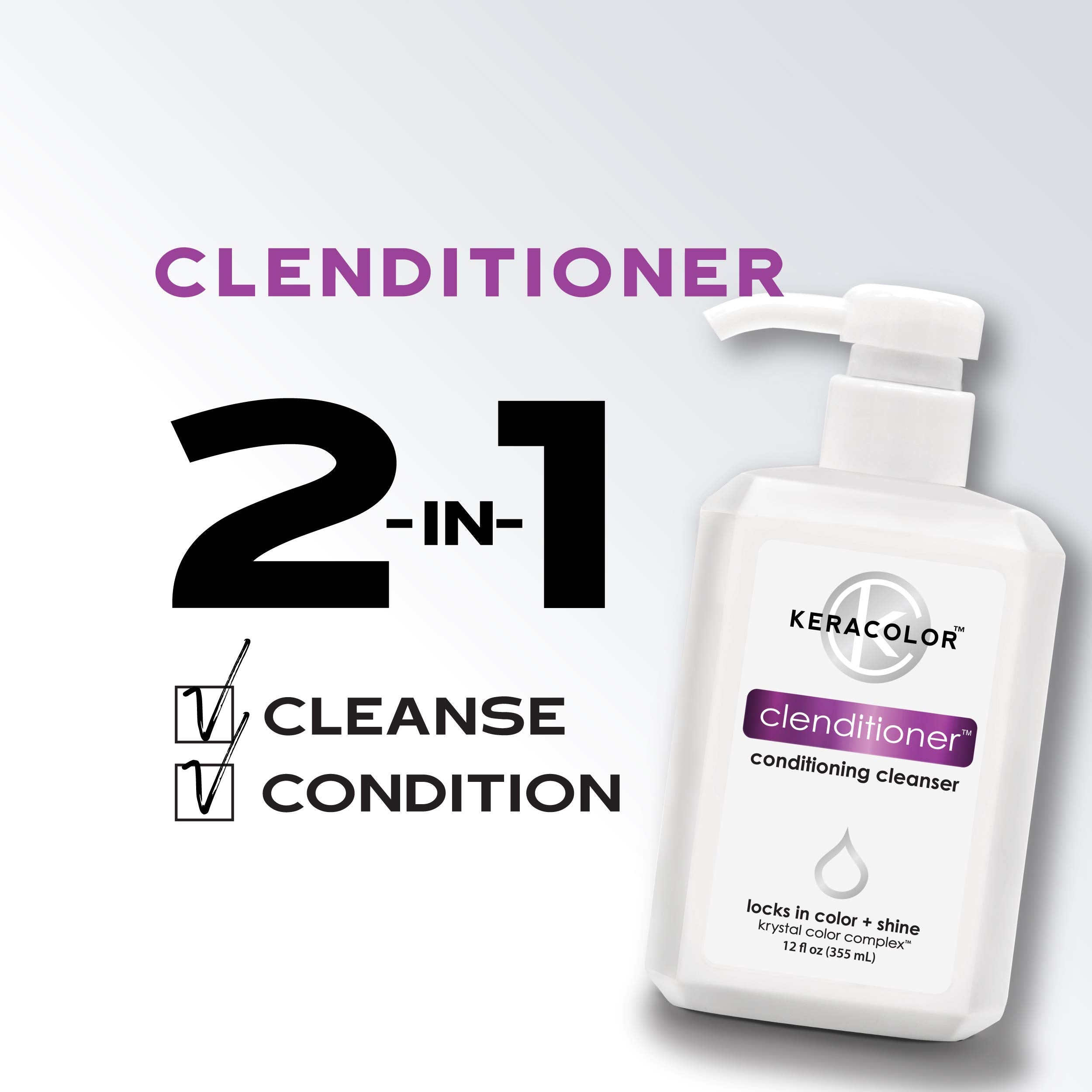 Keracolor Clenditioner Conditioning Cleanser, 33.8 oz