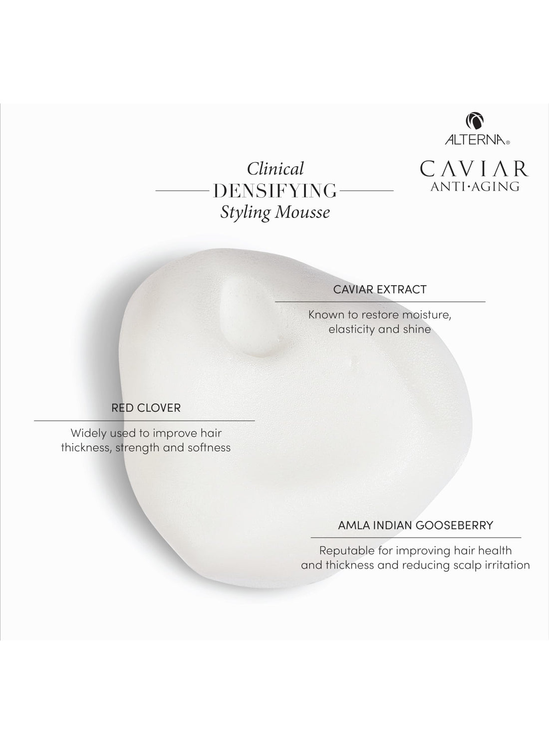 Alterna Caviar Clinical Densifying Styling Mousse