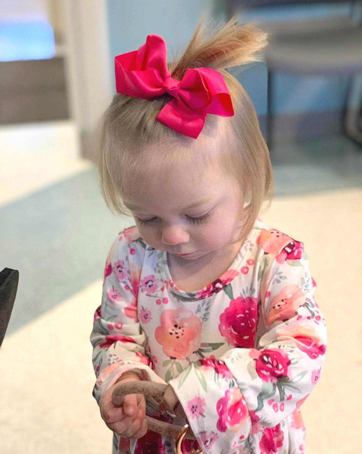 CÉLLOT 40PCS 4.5 Inch Hair Bows for Girls Grosgrain Ribbon Toddler Hair Accessories with Alligator Clips for Baby Girls Toddlers Kids in Pairs