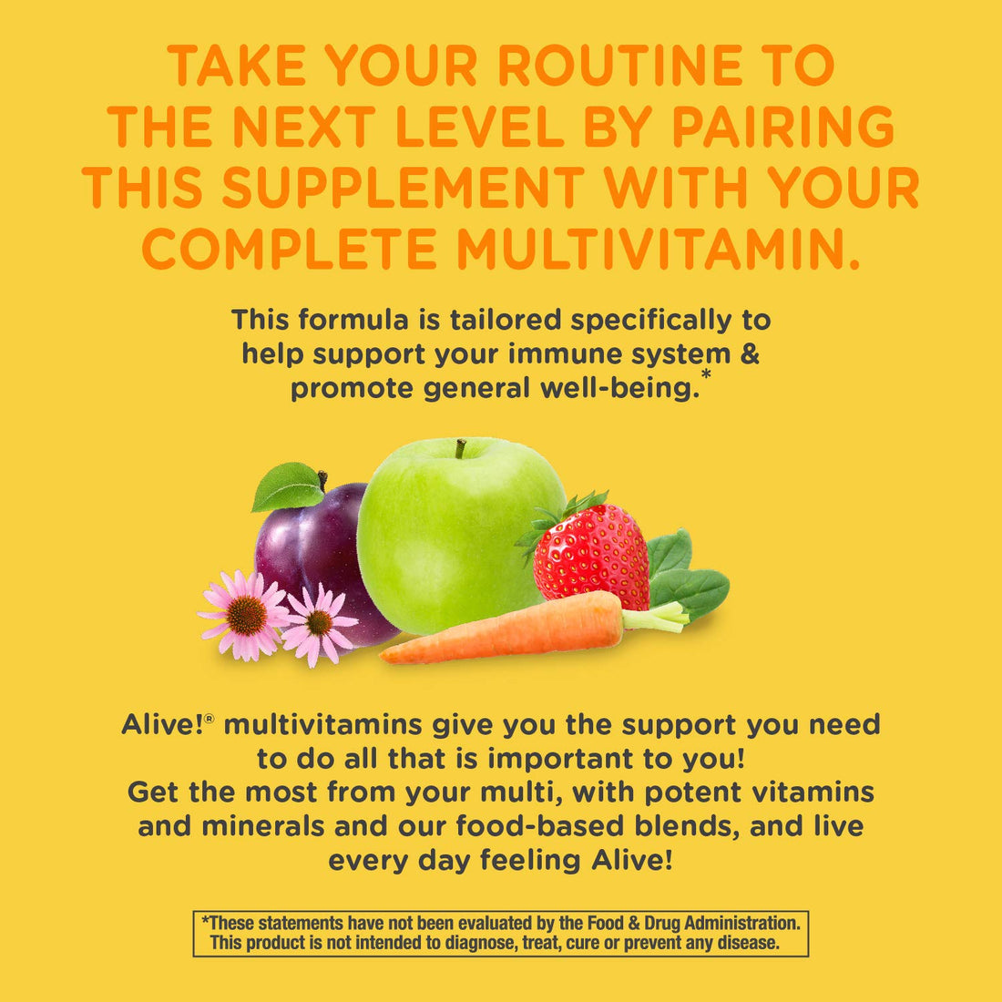 Nature's Way Alive! Everyday Immune Health* with Echinacea & Zinc, Immune Health and General Wellbeing*, 30 Softgels