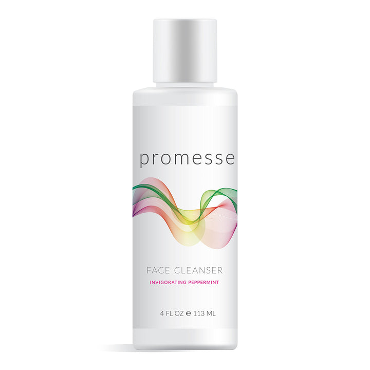 promesse daily facial cleanser and anti-aging face wash. A mild, foaming cleansing gel with Salicylic, Glycolic and Lactic acid combined. Natural scents of Rose, Lavender, Grapefruit and Peppermint