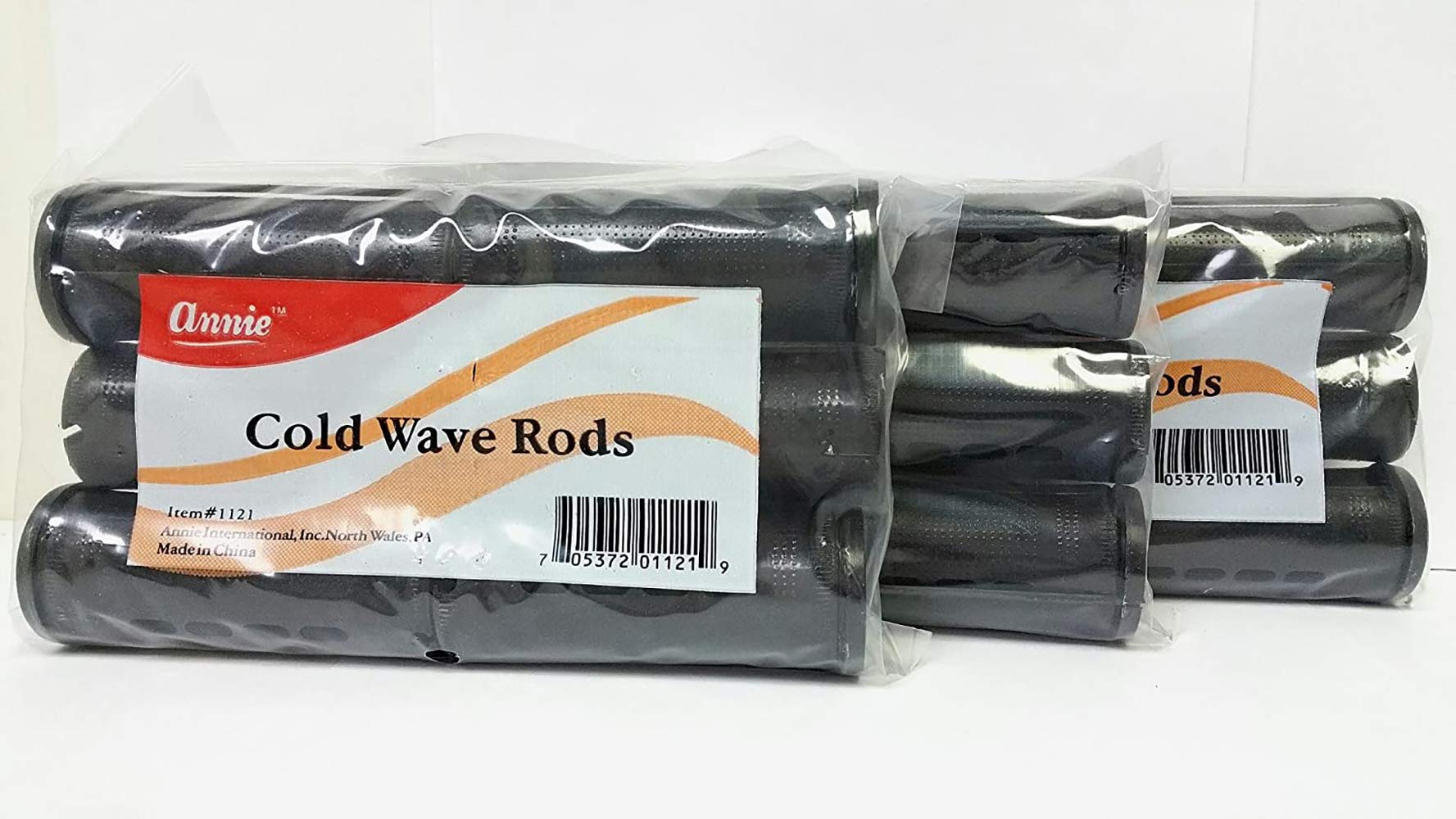3 Packs Of Annie Cold Wave Rods (Xtra Jumbo) #1121 6 Pcs/Pack
