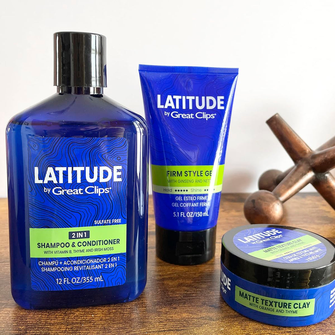 GREAT CLIPS LATITUDE 2-in-1 Shampoo + Conditioner | Daily Shampoo and Conditioner Set for Men | Promotes Full + Healthy Hair | 32oz