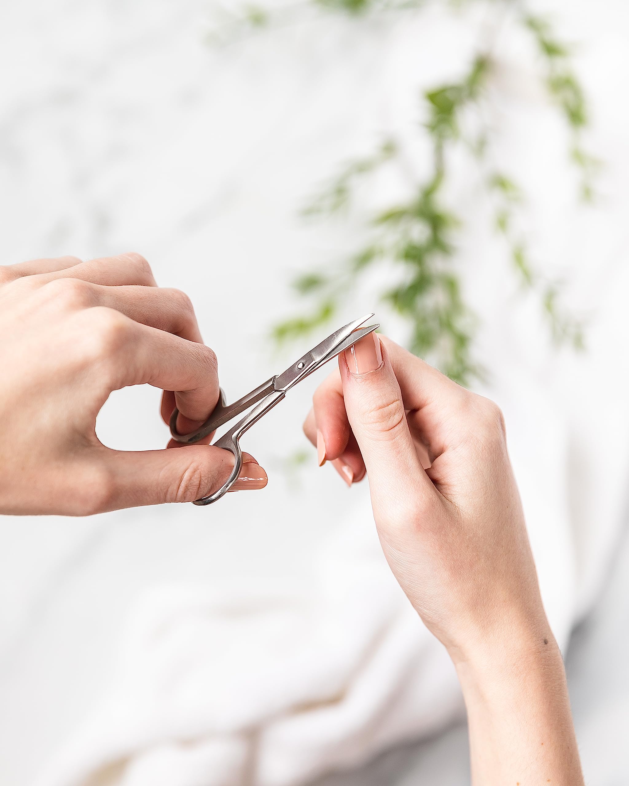 Amazon Basics Nail Scissors, Silver