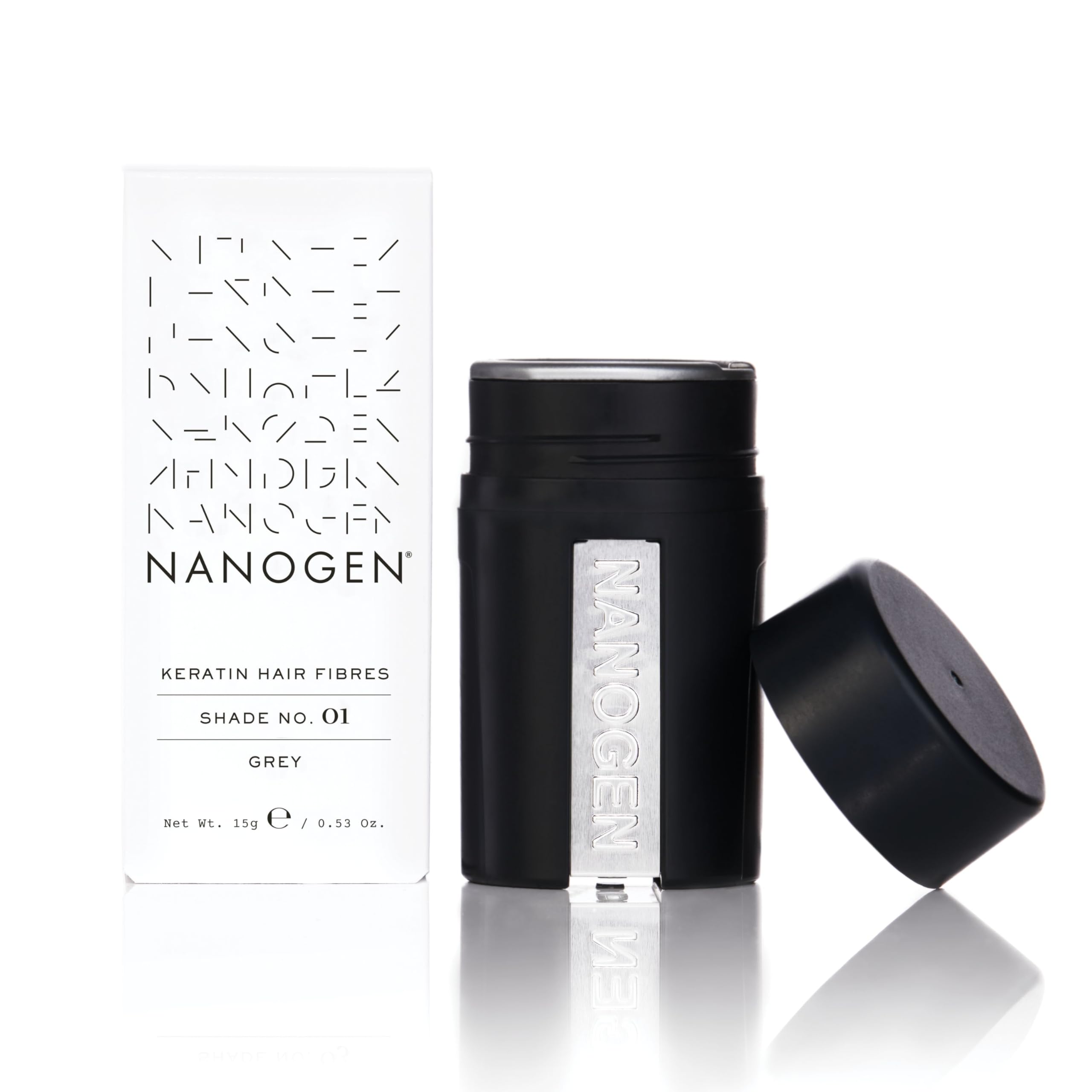 Nanogen Hair Thickening Keratin Fibres Grey
