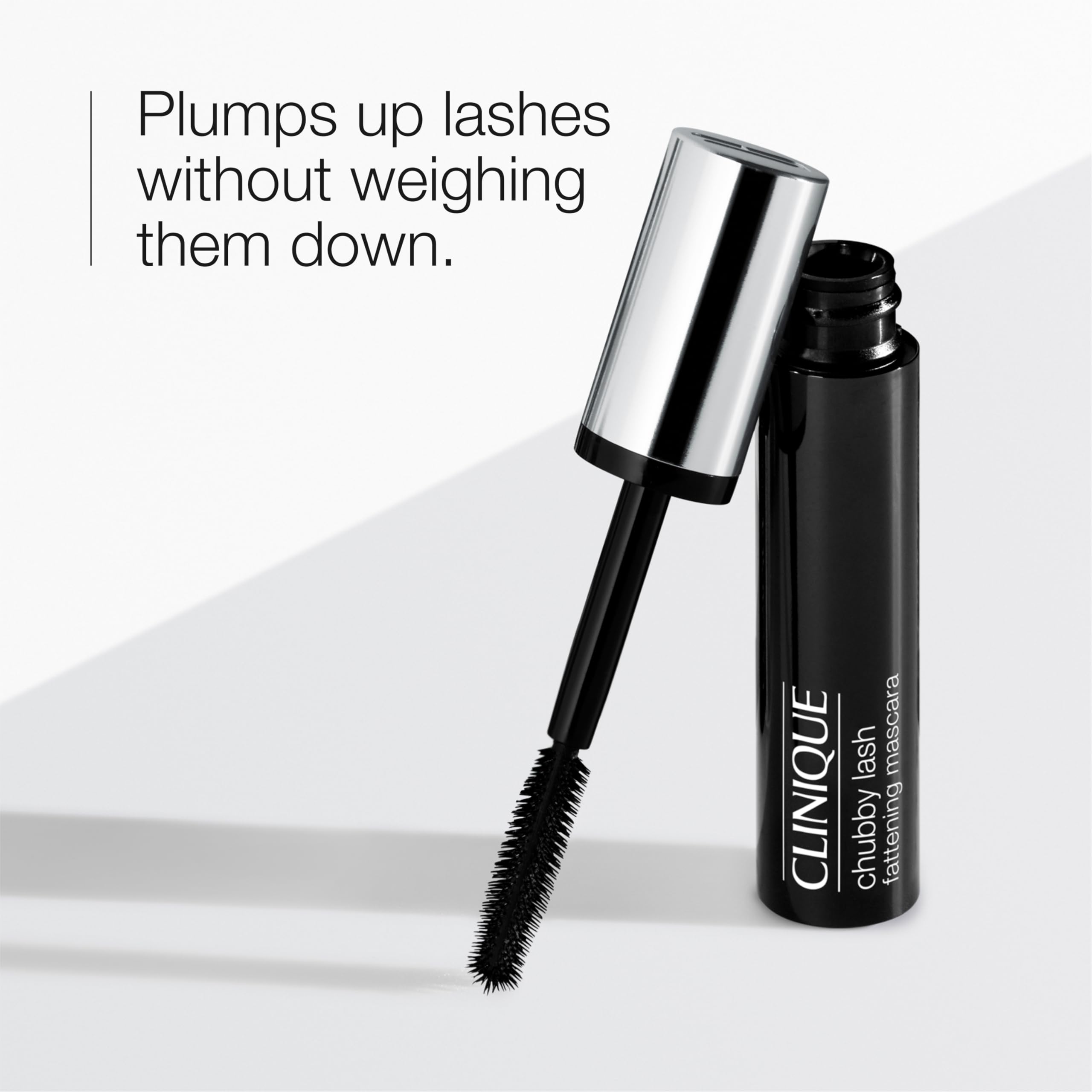 Clinique Chubby Lash Fattening Mascara | Volumizing, Lengthening + Safe For Sensitive Eyes, Jumbo Jet, 0.3 Fl Oz