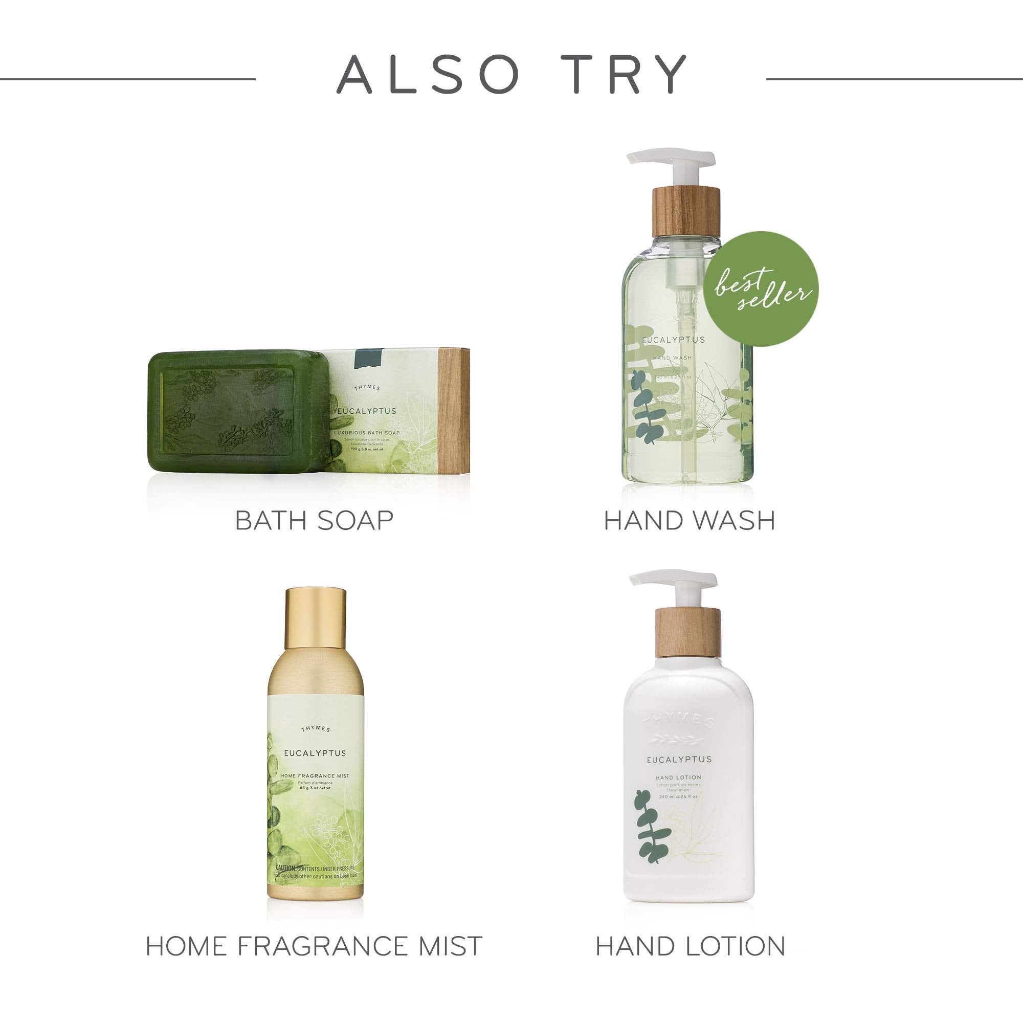 Thymes Hand Cream, Eucalyptus, 2.5-Ounce Tube