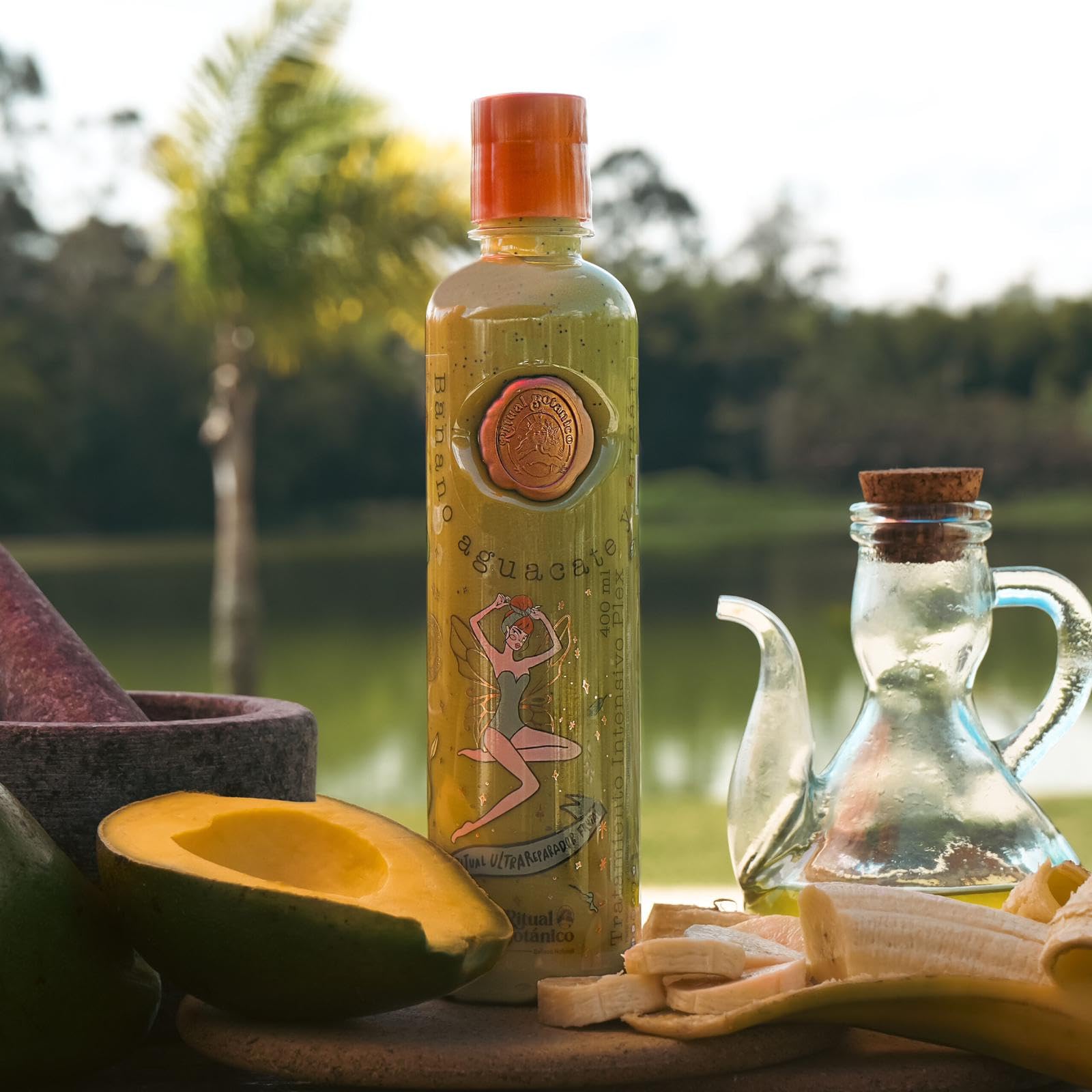 Ritual Botanico Ultra Reparador S.O.S Shampoo con Cebolla y Argán | Tratamiento Intensivo Plex con Banano, Aguacate - Kit Colombiano