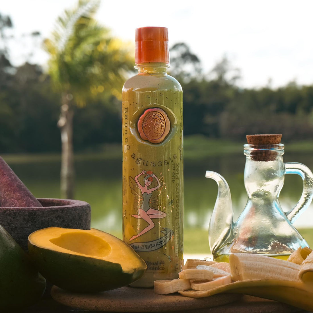 Ritual Botanico Ultra Reparador S.O.S Shampoo con Cebolla y Argán | Tratamiento Intensivo Plex con Banano, Aguacate - Kit Colombiano