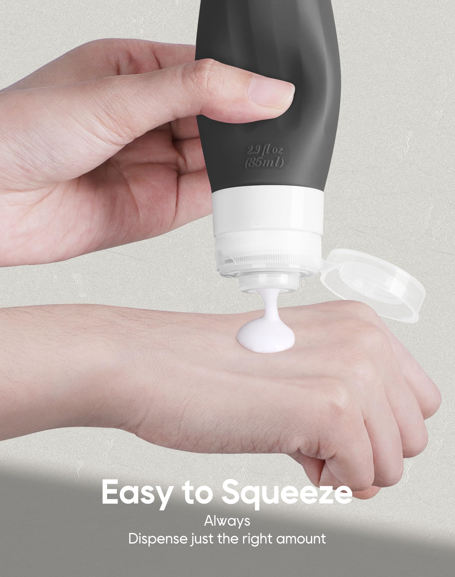 Morfone 16 Pack Silicone Travel Bottles Set for Toiletries TSA Approved Travel Containers Leakproof Squeezable Refillable Accessories 2oz 3oz for Shampoo Conditioner Lotion Liquids (BPA Free)