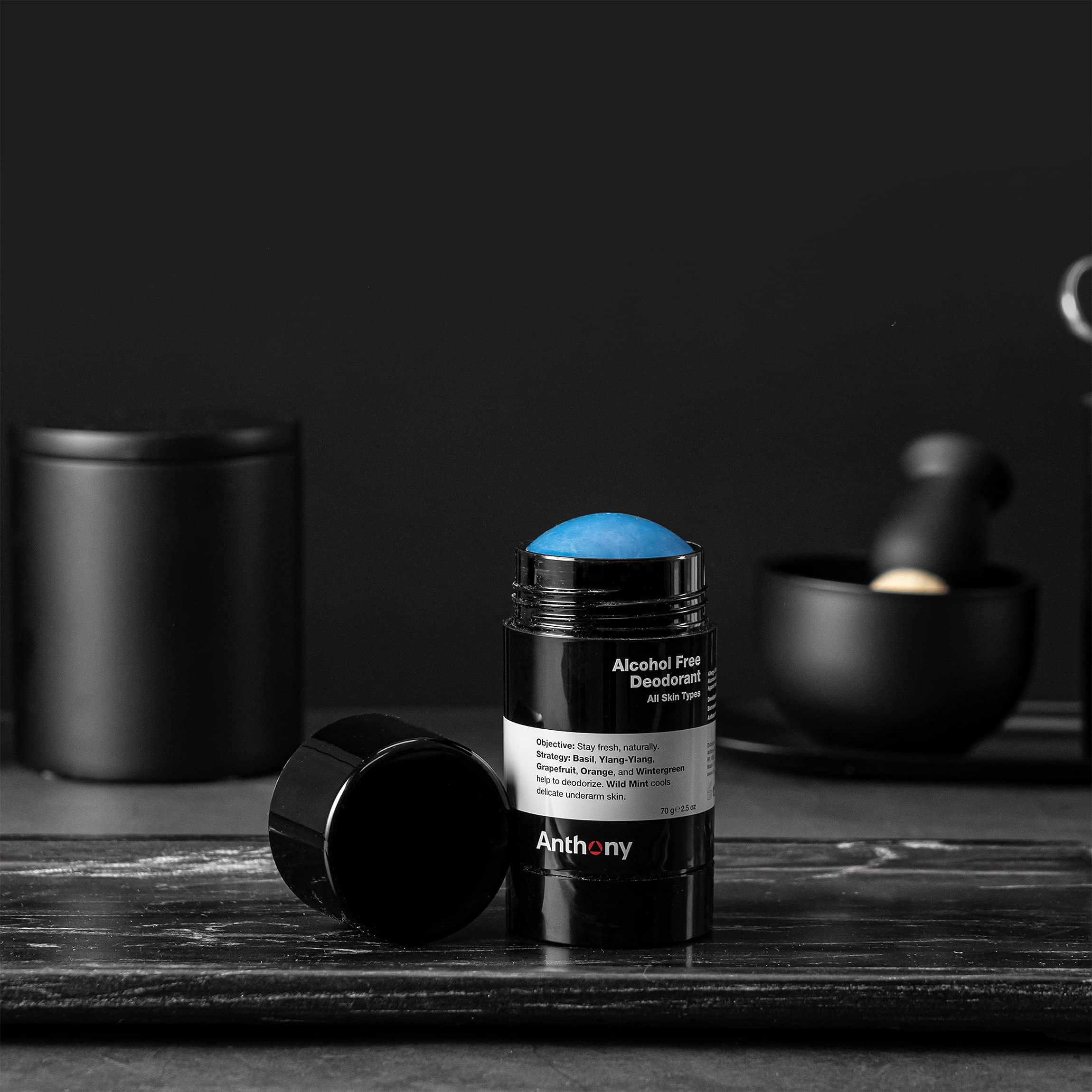 Anthony Logistics for Men Alcohol-Free Deodorant Fragrance Free 2.5 Ounce