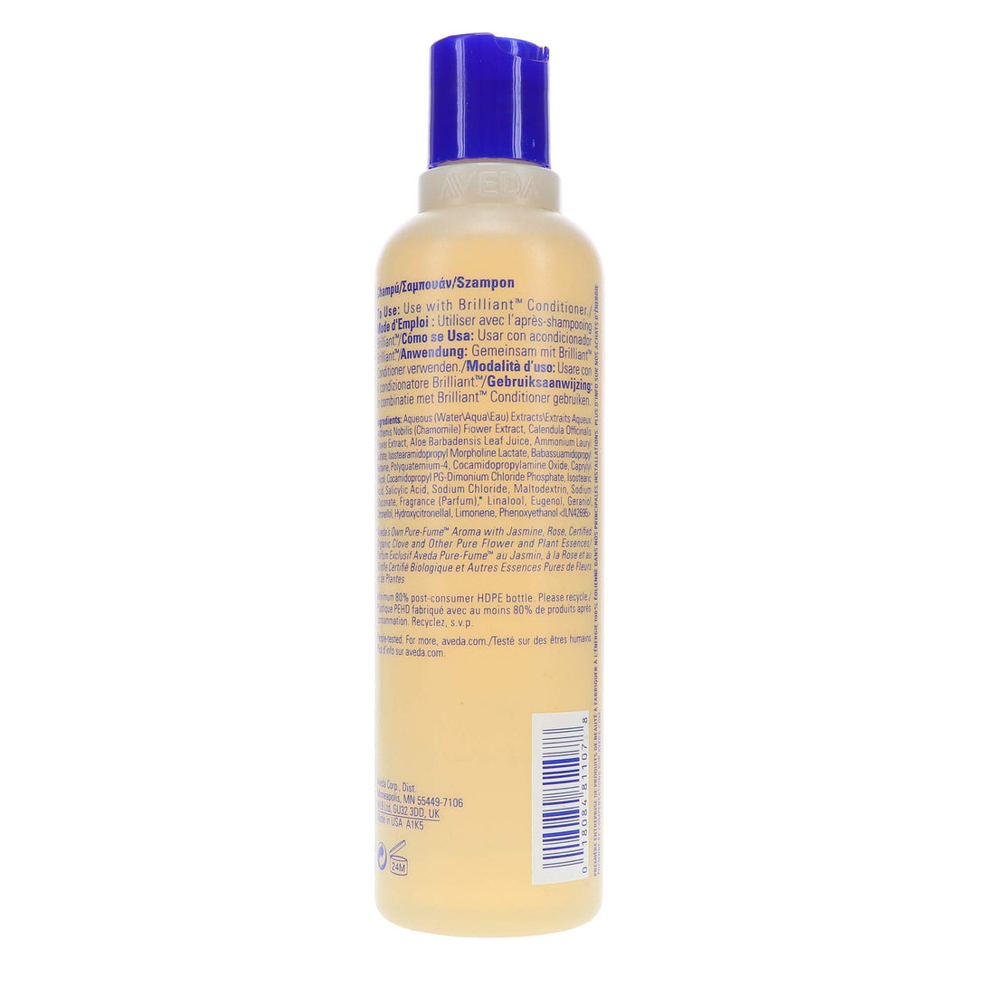 Aveda Brilliant Shampoo 250 ml, 8.5 Fl Oz