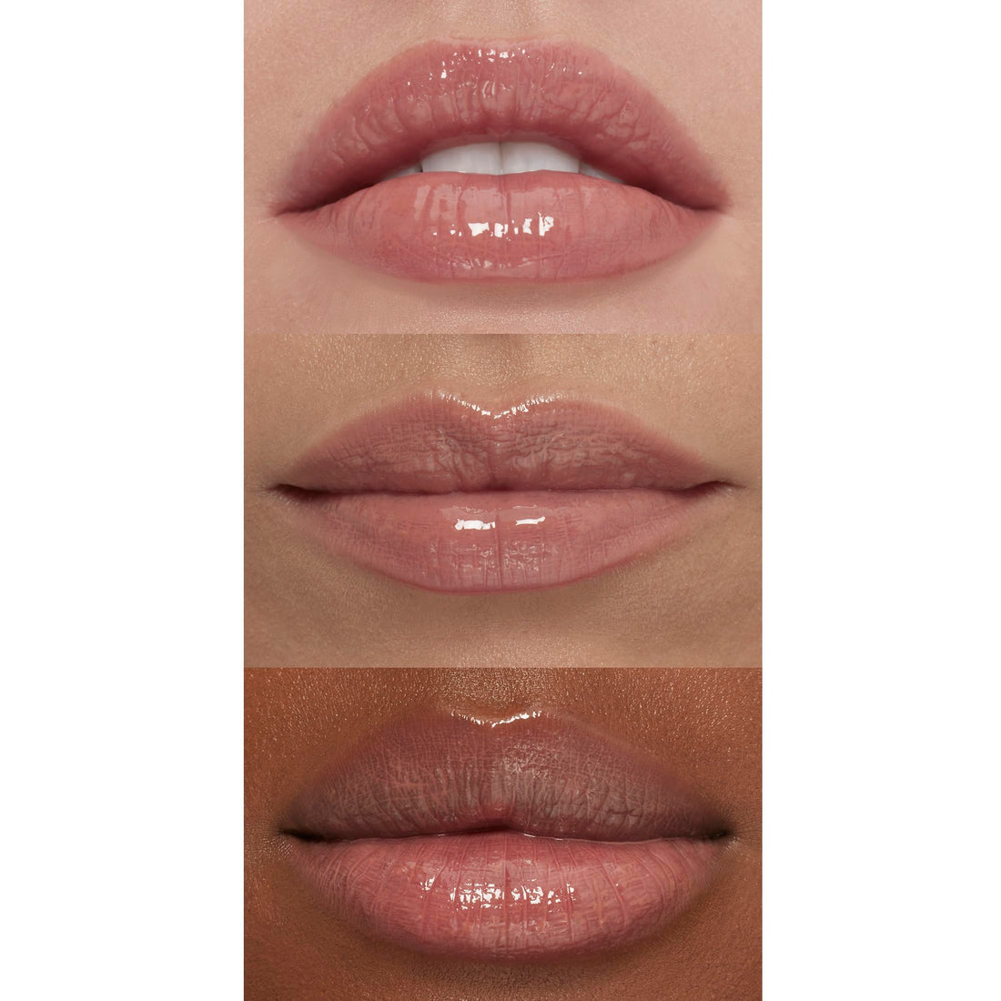 e.l.f. Lip Plumping Gloss, High-Shine Sheer Color, Hydrates & Creates Fuller Lips With Vitamin E, Vegan & Cruelty-Free, Petal Pressed, 0.1 Fl Oz