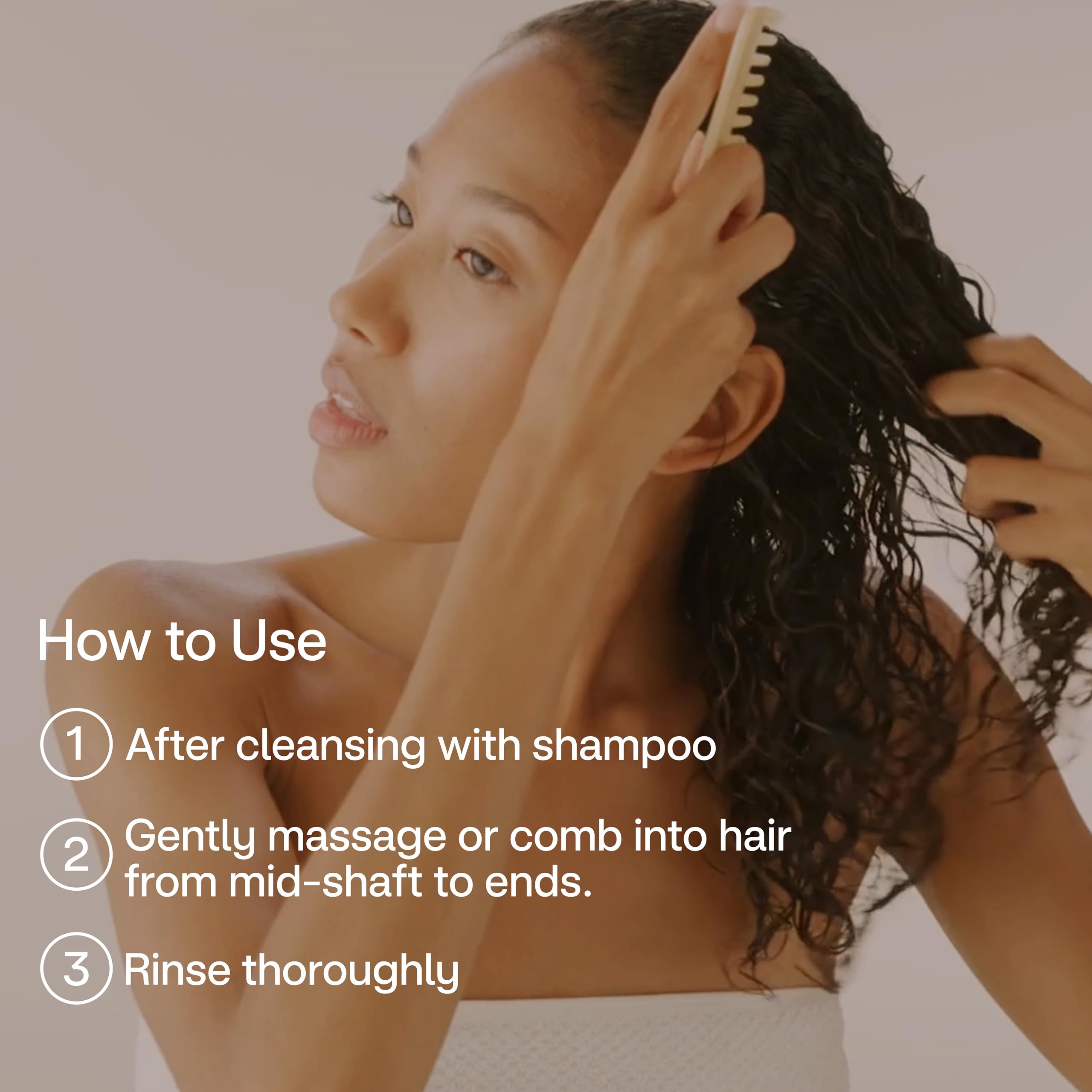 4U by Tia Moisturizing Conditioner for Curly Hair - Nourishing, coily, kinky and curly hair conditioner - Formula Made from Hemi15 & Hibiscus - Conditioner Curly Hair for Frizz Control (13 fl oz)