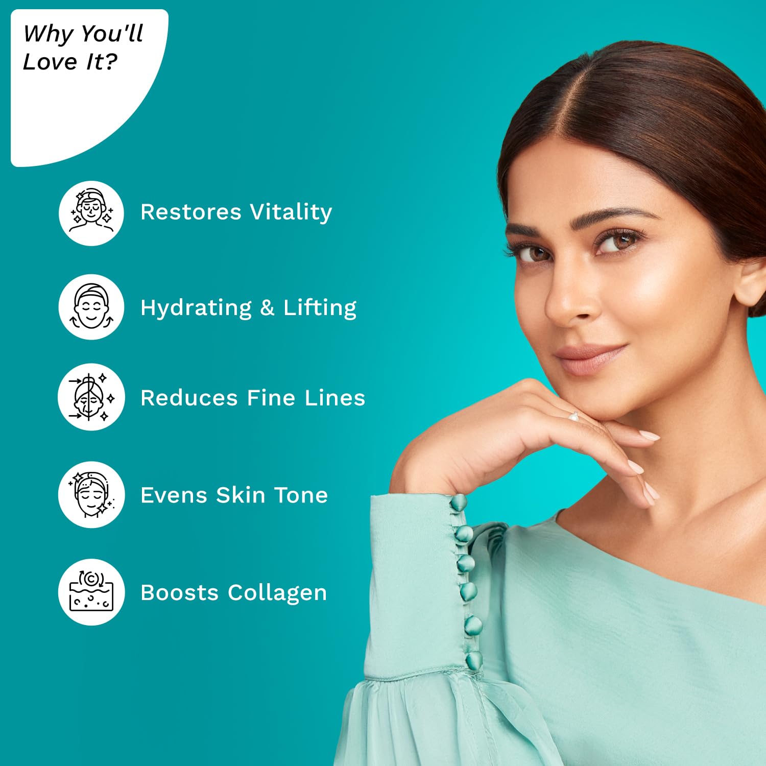 Pilgrim Lift & Firm Face Serum | Retinol & Hyaluronic Acid Anti Aging Serum | Firms Skin, Smooths Fine Lines, Restores Elasticity & Radiance | Lightweight & Fast Absorbing | 1.01 Fl Oz (30ml)