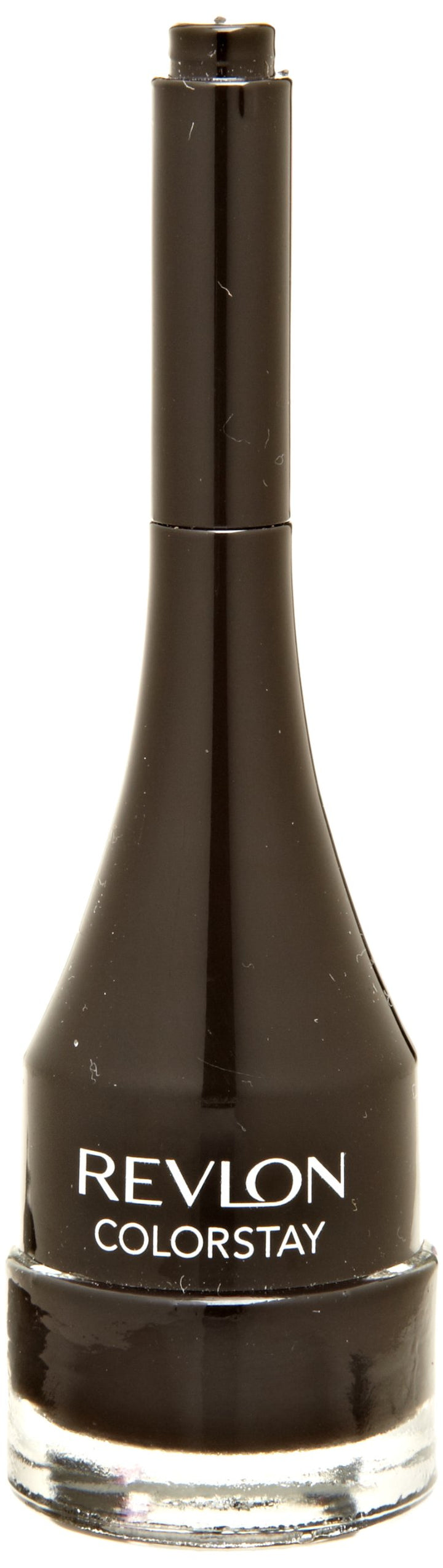 Revlon Crème Gel Eyeliner Crème, ColorStay Eye Makeup, Waterproof, Smudgeproof, Longwearing with Precision Brush Applicator, 001 Black, 0.08 Oz