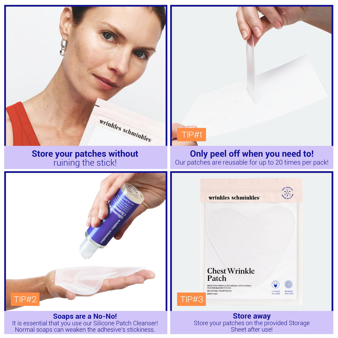 Wrinkles Schminkles Chest Wrinkles & Décolletage Wrinkles - Chest Smoothing Kit