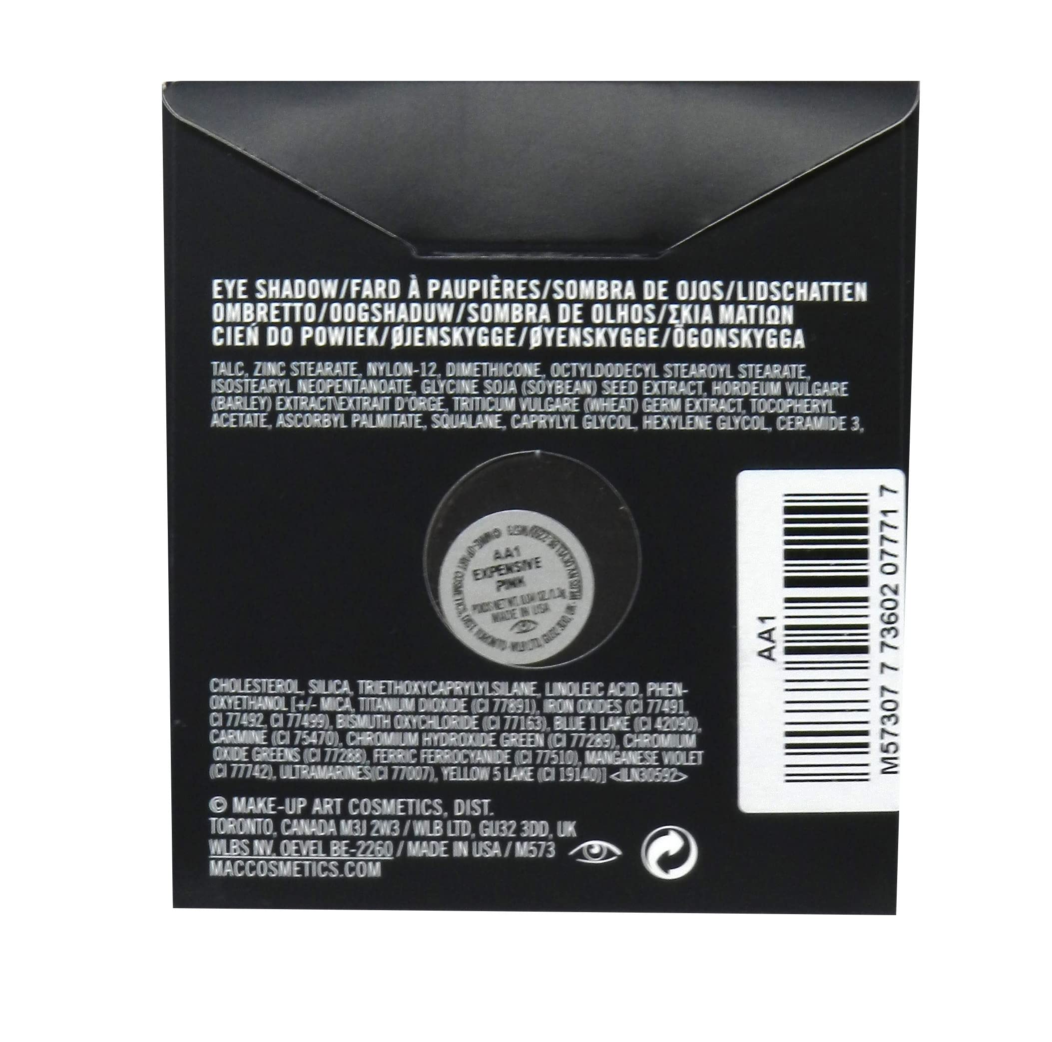 MAC Eye Shadow Pro Palette Refill Pan Expensive Pink (Veluxe)