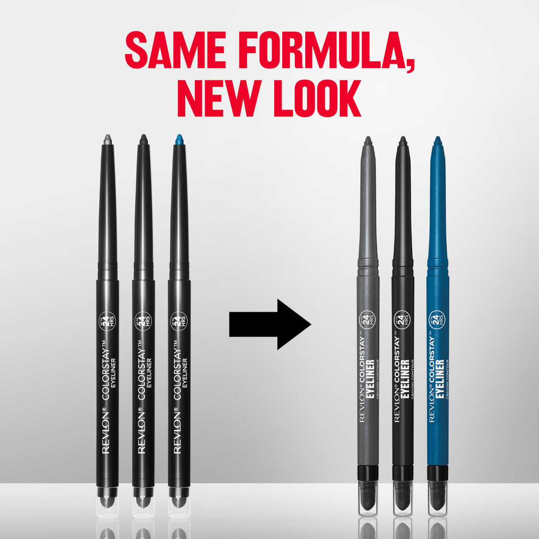 REVLON Colorstay Pencil Natural Eyeliner With Built-In Sharpener, Waterproof, Smudgeproof, Longwearing Eye Makeup With Ultra-Fine Tip, 205 Sapphire, 0.01 Oz, Blue
