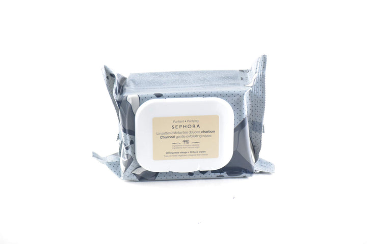 Sephora Charcoal Gentle Exfoliating and Purifying Wipes 20 Face Wipes