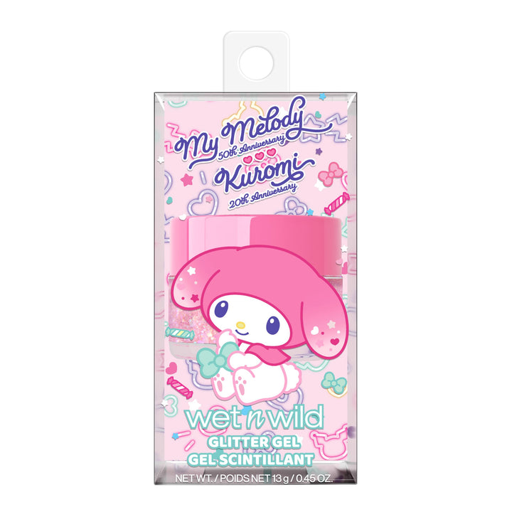 wet n wild My Melody and Kuromi Glitter Gel - Sweetheart